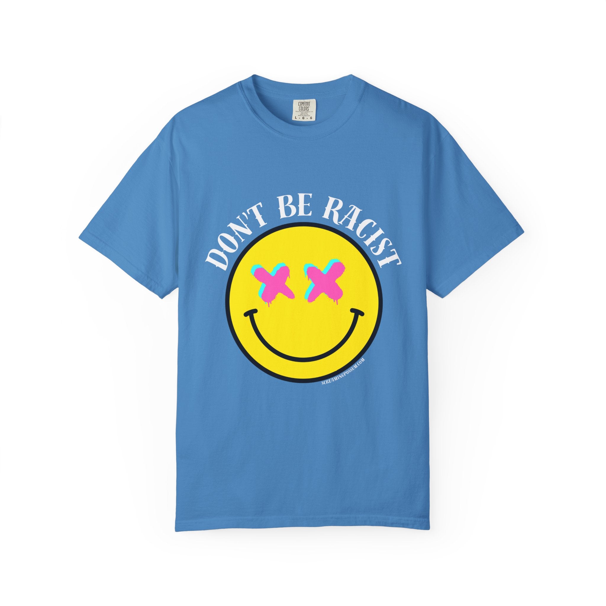Don't Be Racist Mr. Smiley Comfort Colors T-Shirt