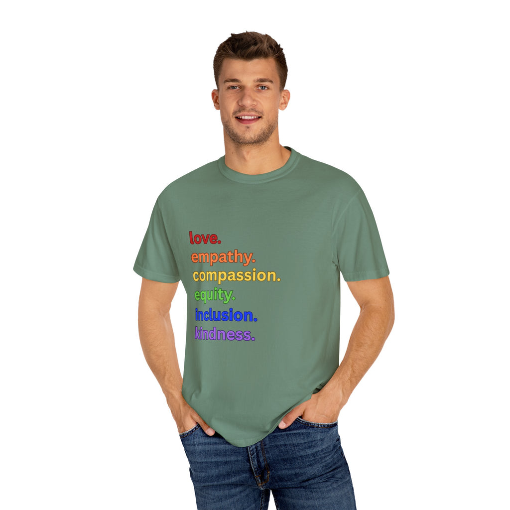 Social Justice Unisex T-shirt, Love Empathy Compassion Equity Inclusion Kindness Tee, Equality Shirt, Activist Apparel, Justice Clothing