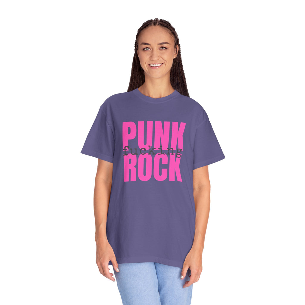 Punk Fucking Rock Comfort Colors Graphic T-Shirt