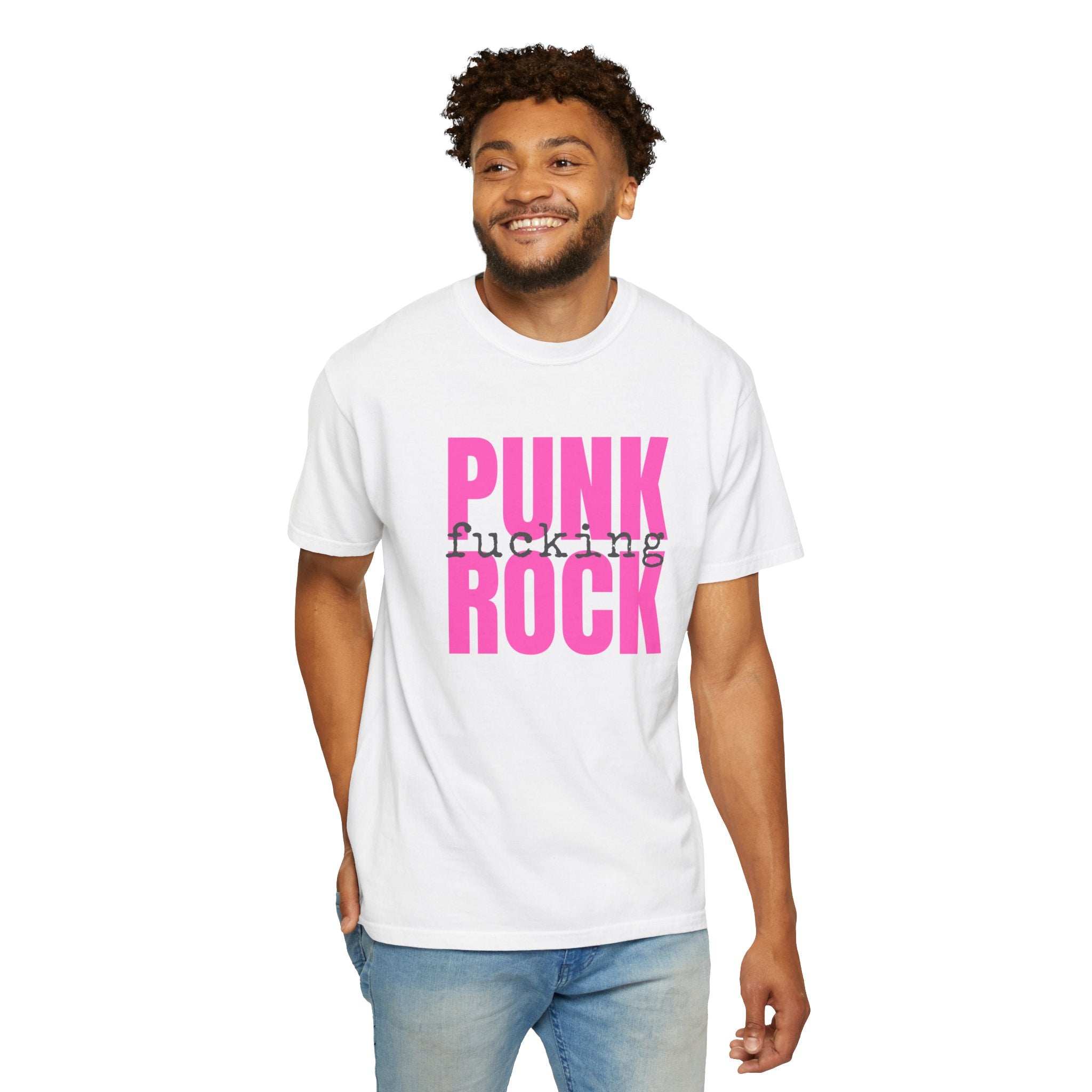 Punk Fucking Rock Comfort Colors Graphic T-Shirt