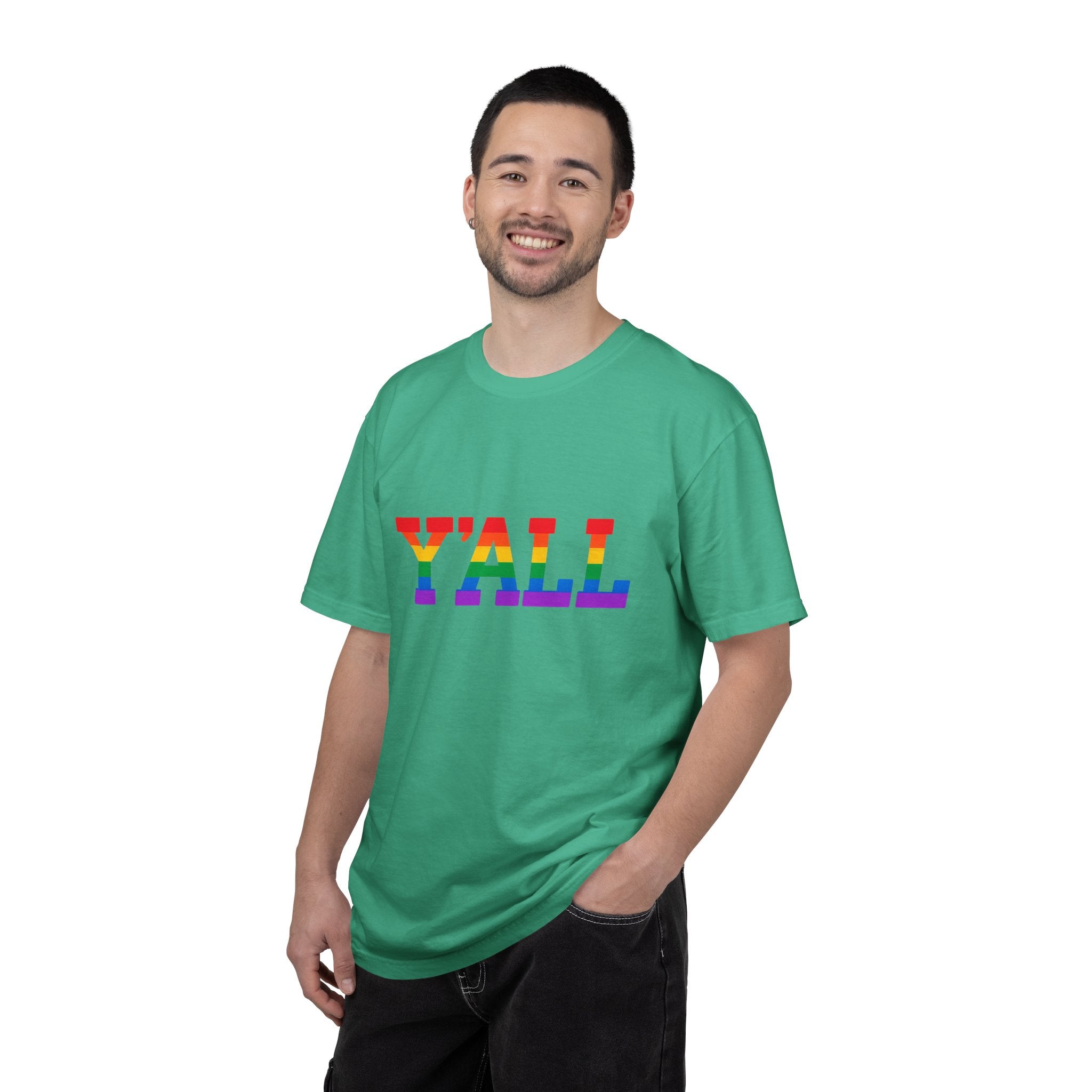 Y'ALL Rainbow Pride Comfort Colors T-Shirt