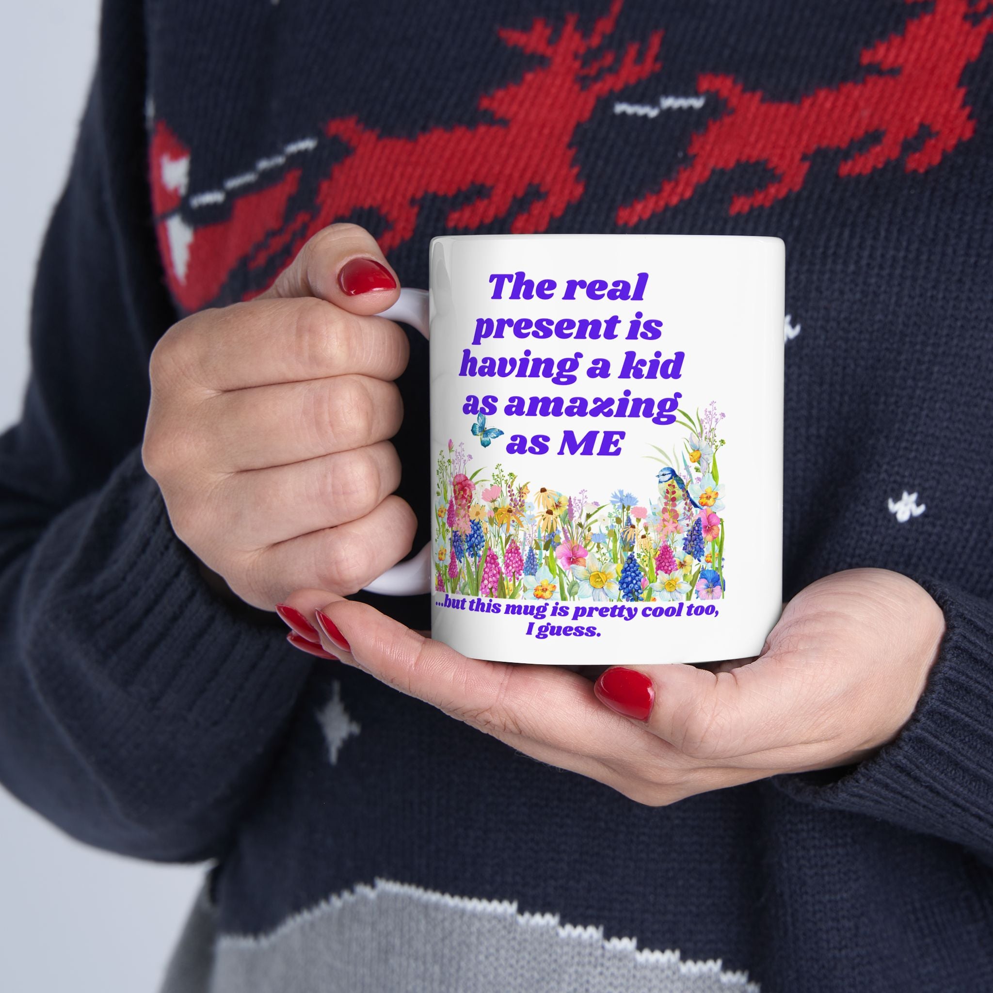 The Real Present Flowers Coffee Cup (11oz/15oz)