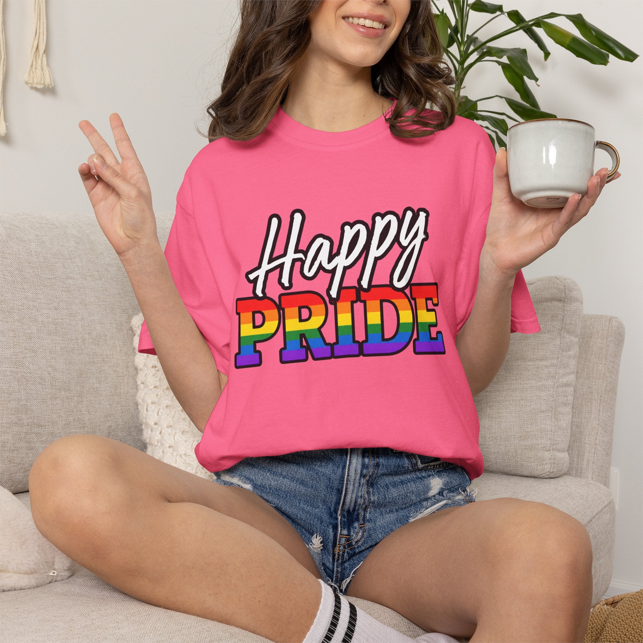 Happy Pride Comfort Colors T-Shirt