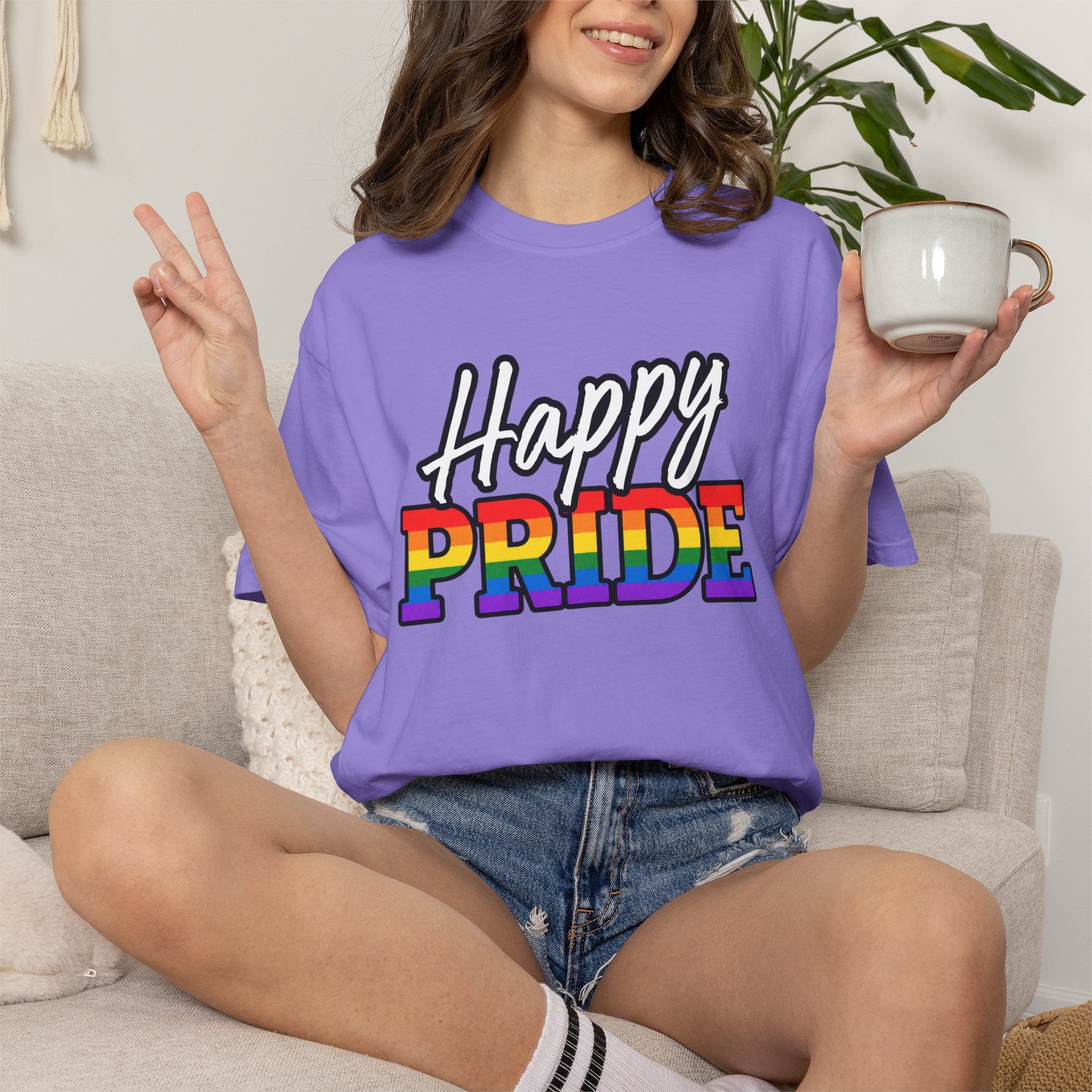 Happy Pride Comfort Colors T-Shirt