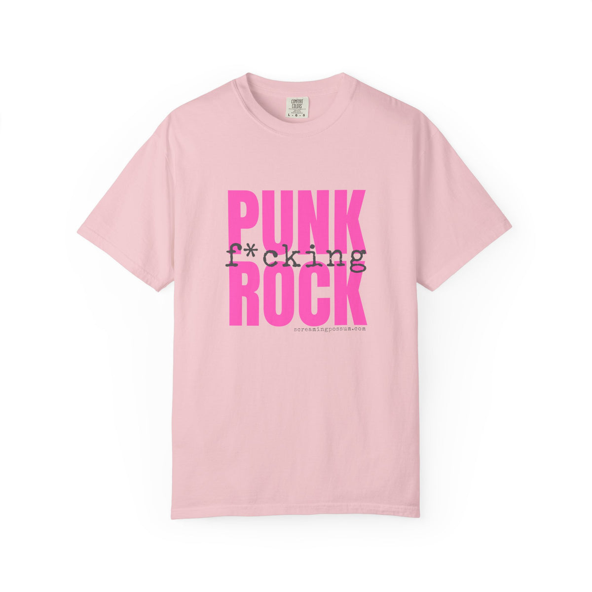 Punk Fucking Rock Comfort Colors Graphic T-Shirt