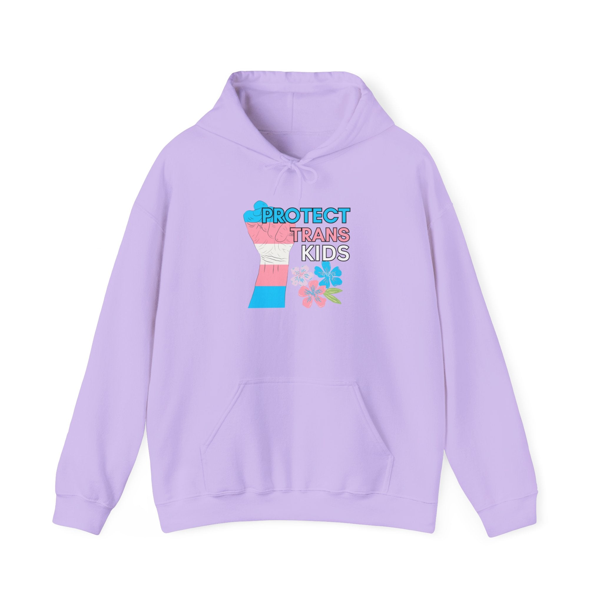 Protect Trans Kids Hoodie on Gildan Hooded Sweatshirt