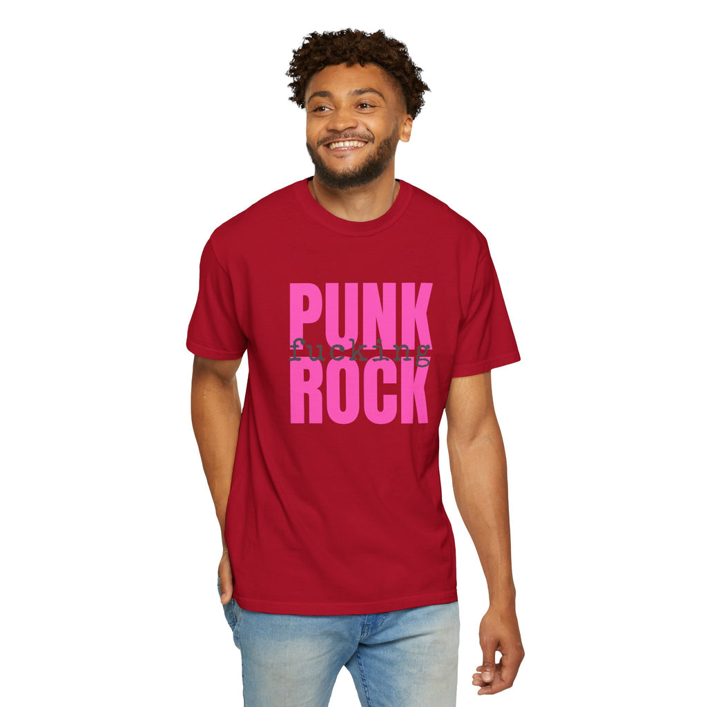Punk Fucking Rock Comfort Colors Graphic T-Shirt