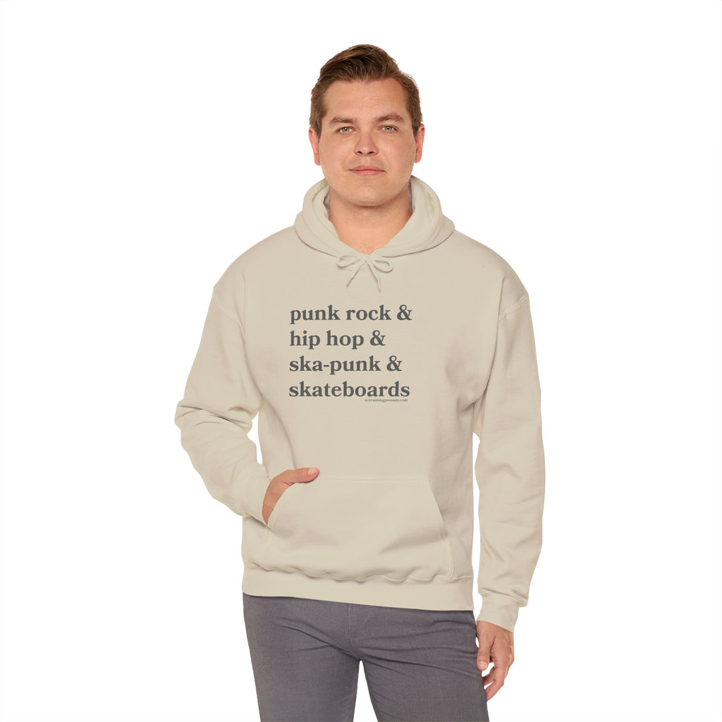 Punk Rock & Hip Hop & Ska-Punk & Skateboards Gildan Pullover Hoodie