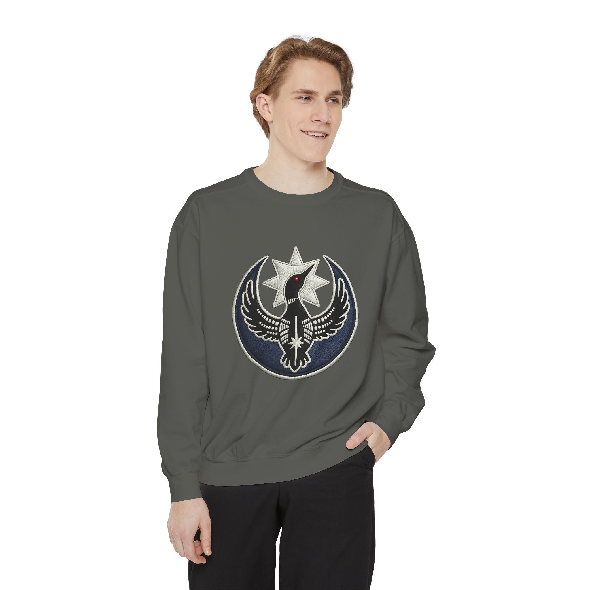 Minnesota Rebel Loon Anti-ICE Comfort Colors Crewneck Sweatshirt