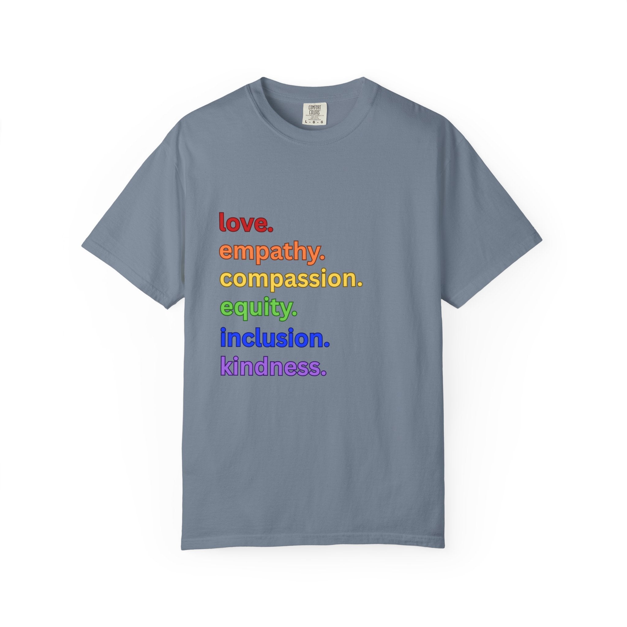 Social Justice Unisex T-shirt, Love Empathy Compassion Equity Inclusion Kindness Tee, Equality Shirt, Activist Apparel, Justice Clothing