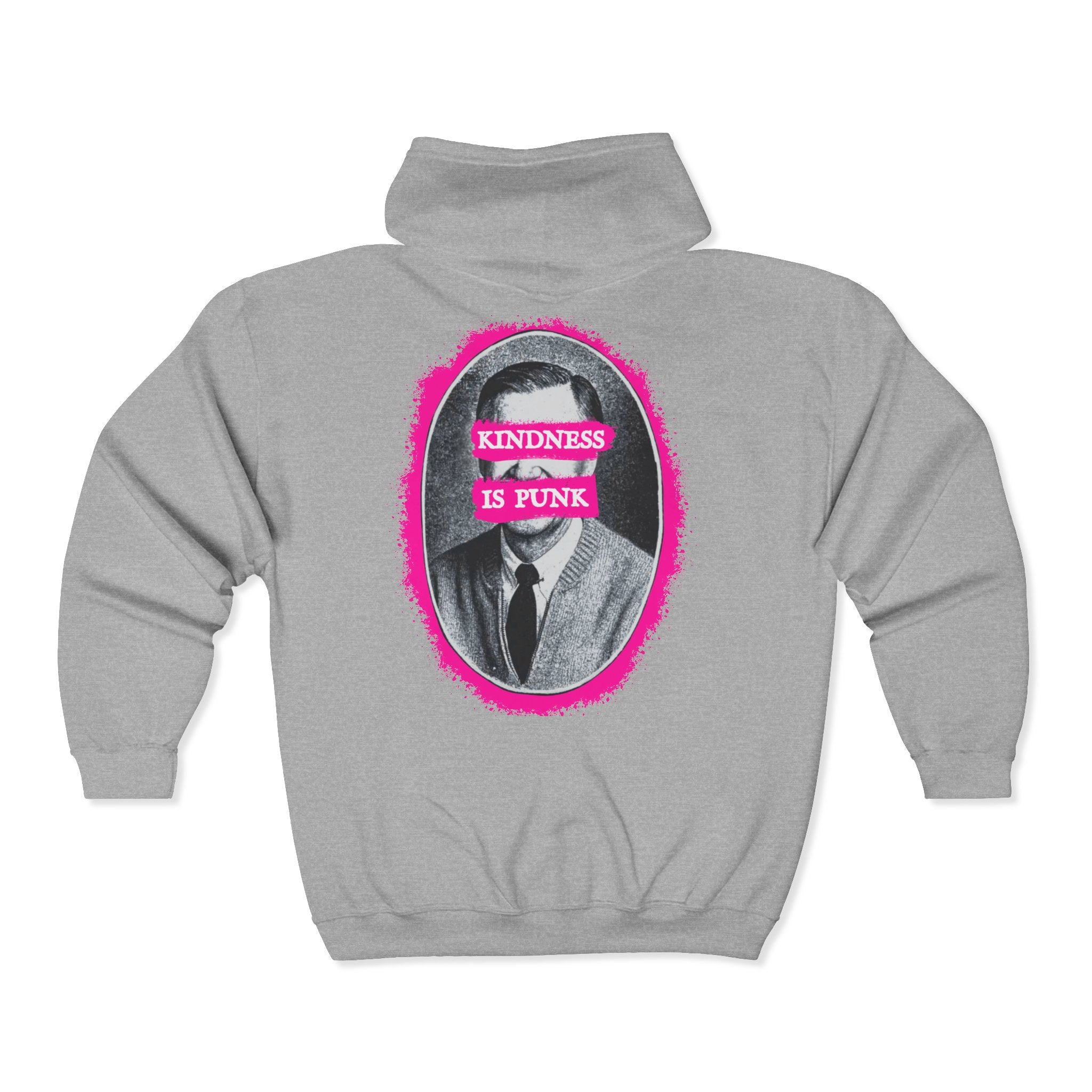 Mr. Roger's "Kindness is Punk" Full Zip Hoodie