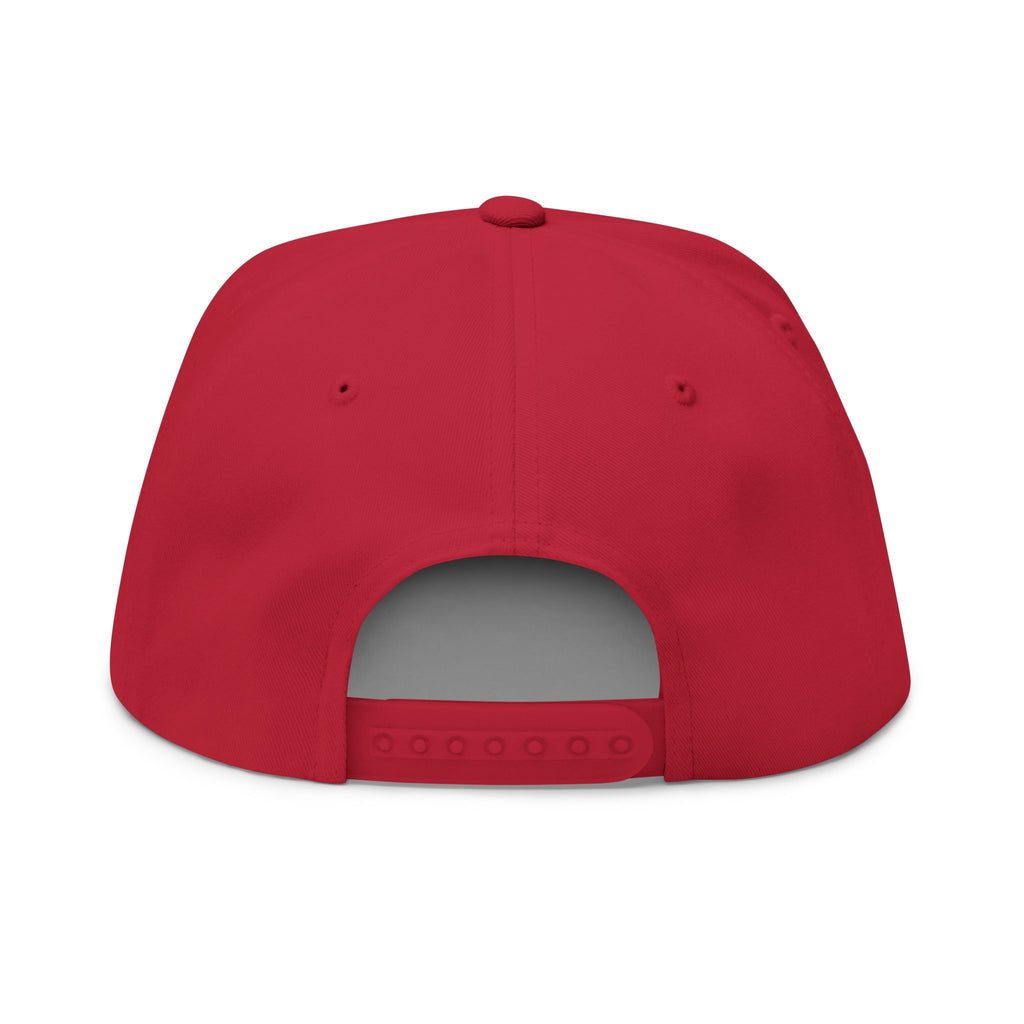 No Vote Por Él Embroidered Flatbill Snapback Hat