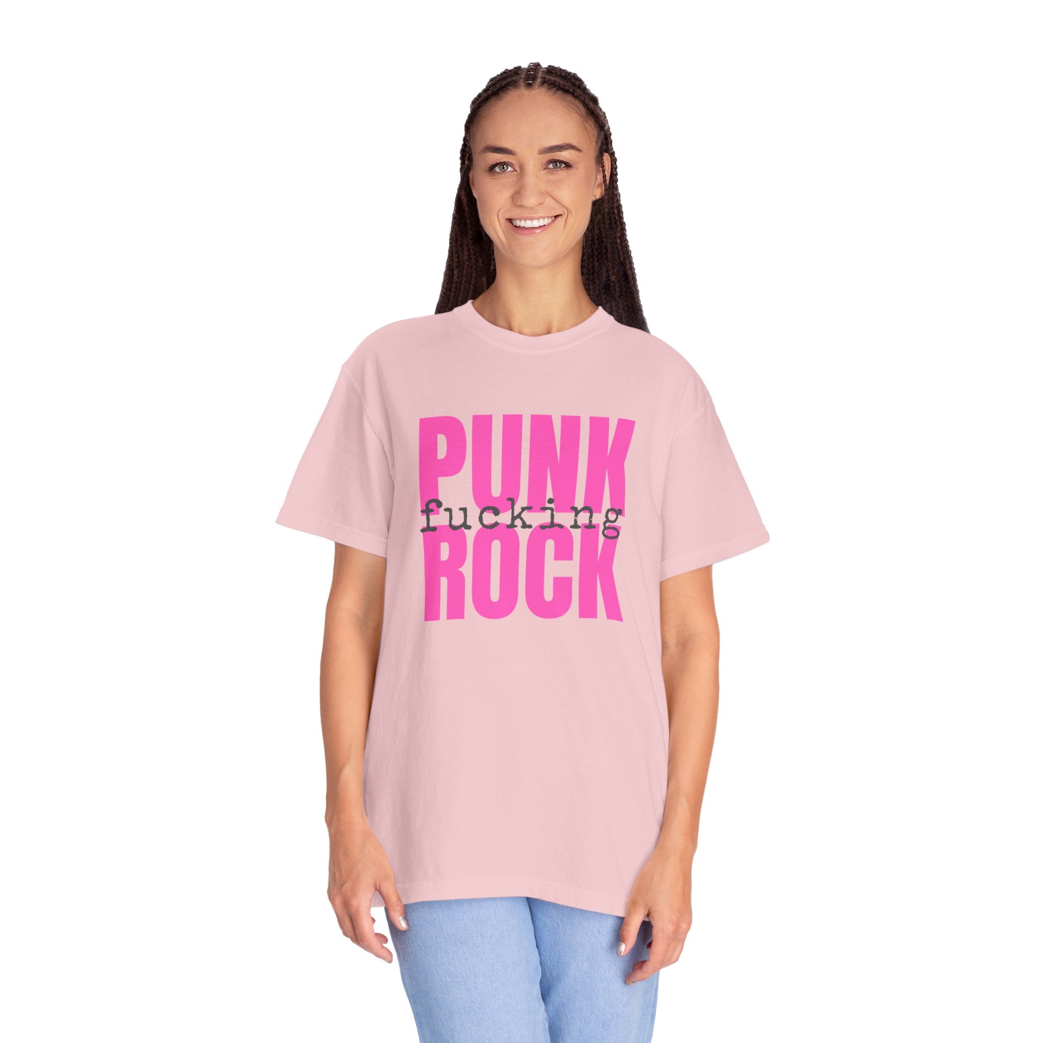 Punk Fucking Rock Comfort Colors Graphic T-Shirt