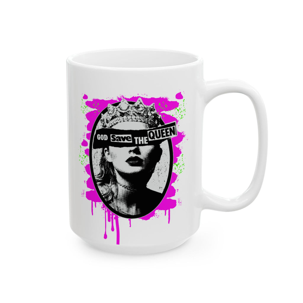 God Save The Queen Classic Punk x Swiftie Mashup Ceramic Mug