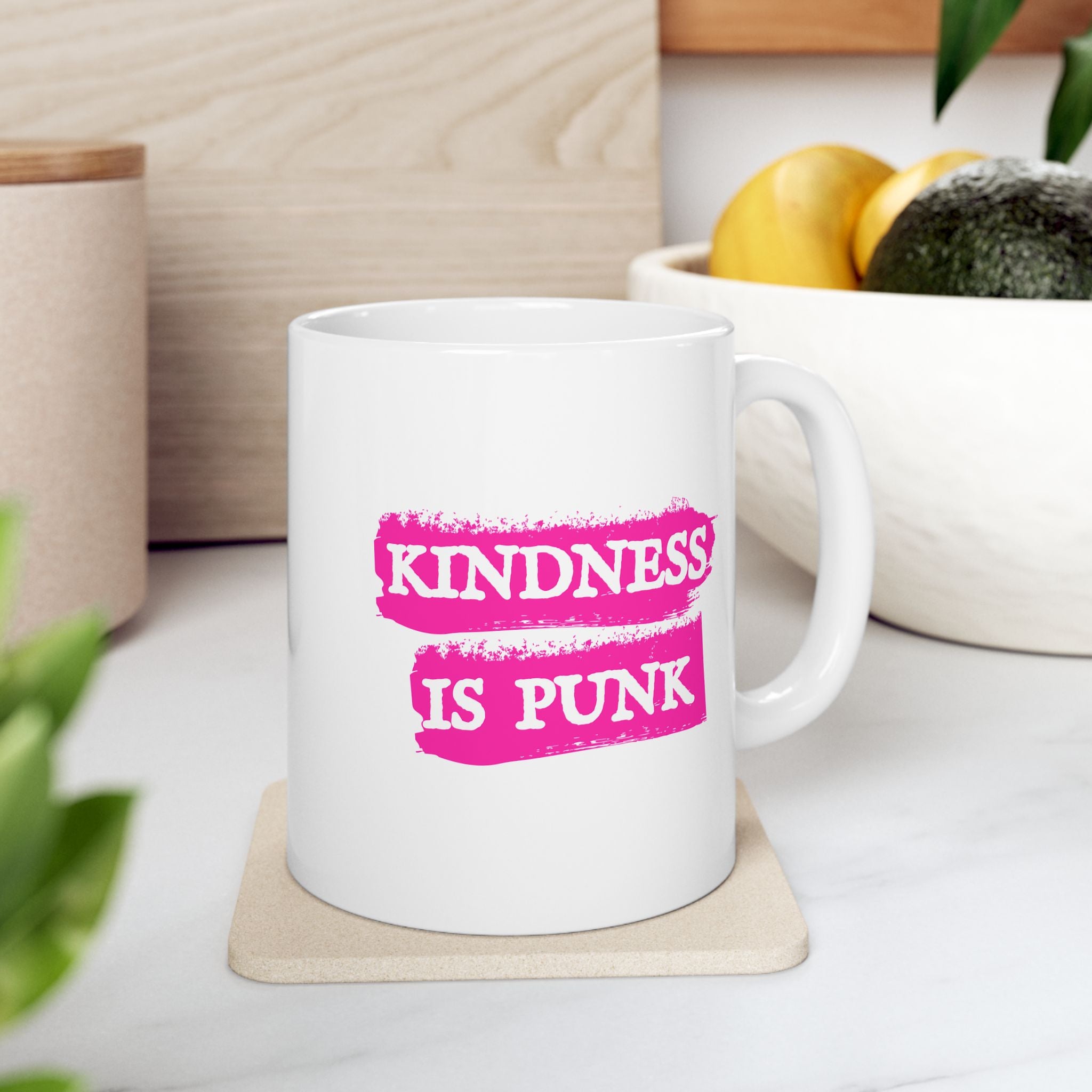 Mr. Rogers Kindness Is Punk Ceramic Mug (11oz & 15oz)