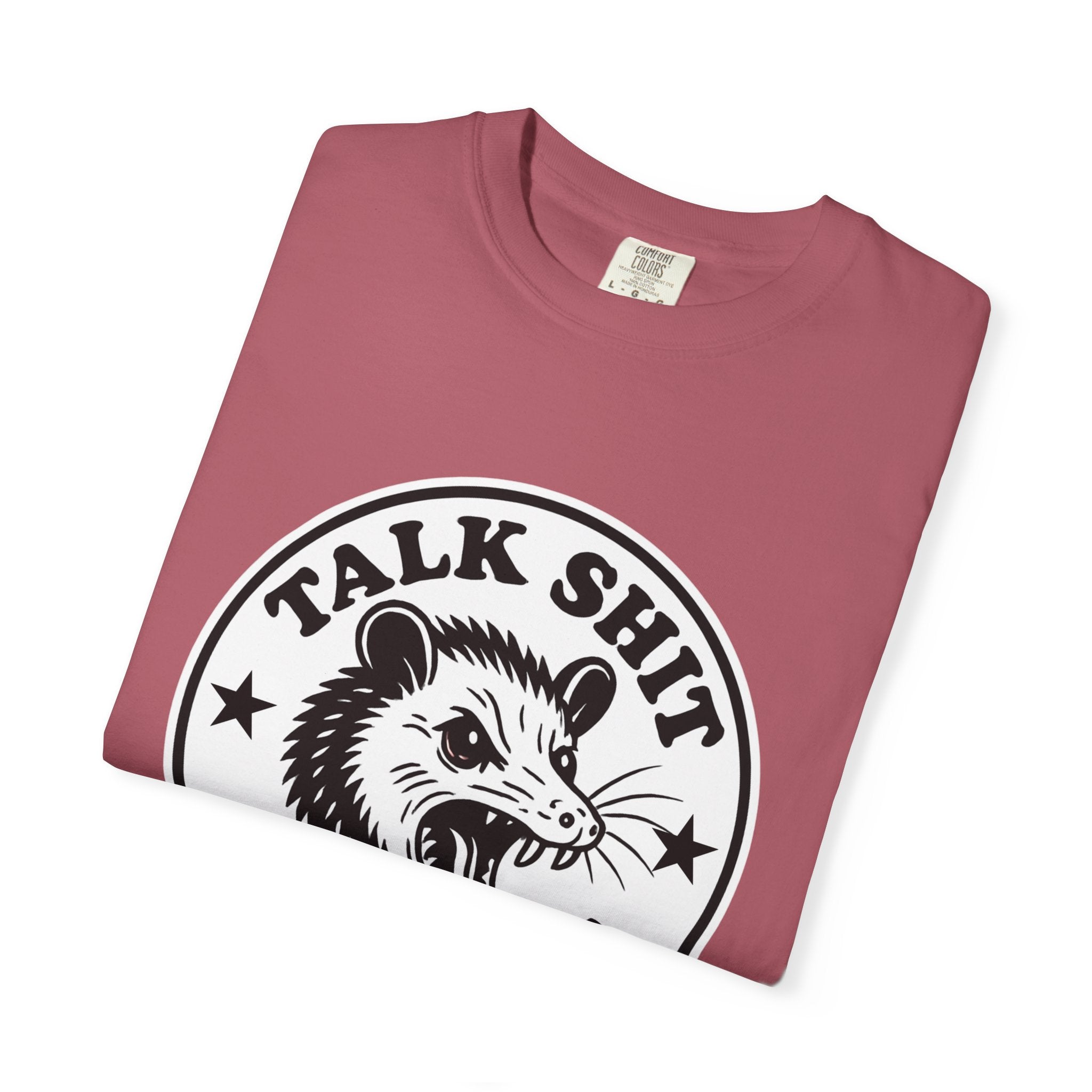 Talk Shit Get Bit Tee — Screaming Possum Graphic T-Shirt