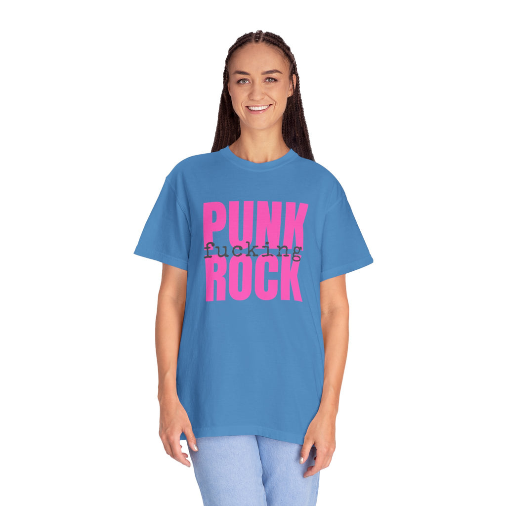 Punk Fucking Rock Comfort Colors Graphic T-Shirt