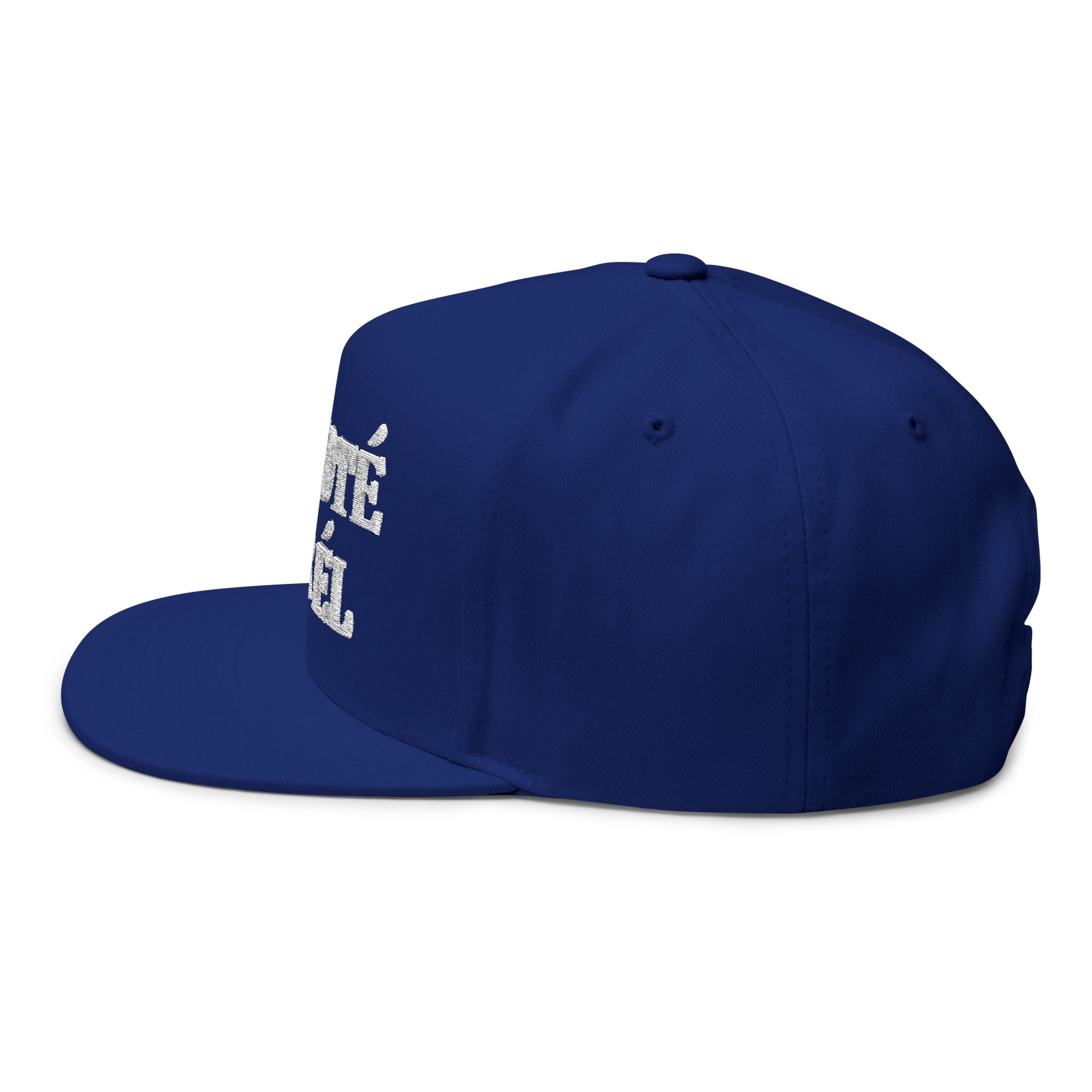 No Vote Por Él Embroidered Flatbill Snapback Hat