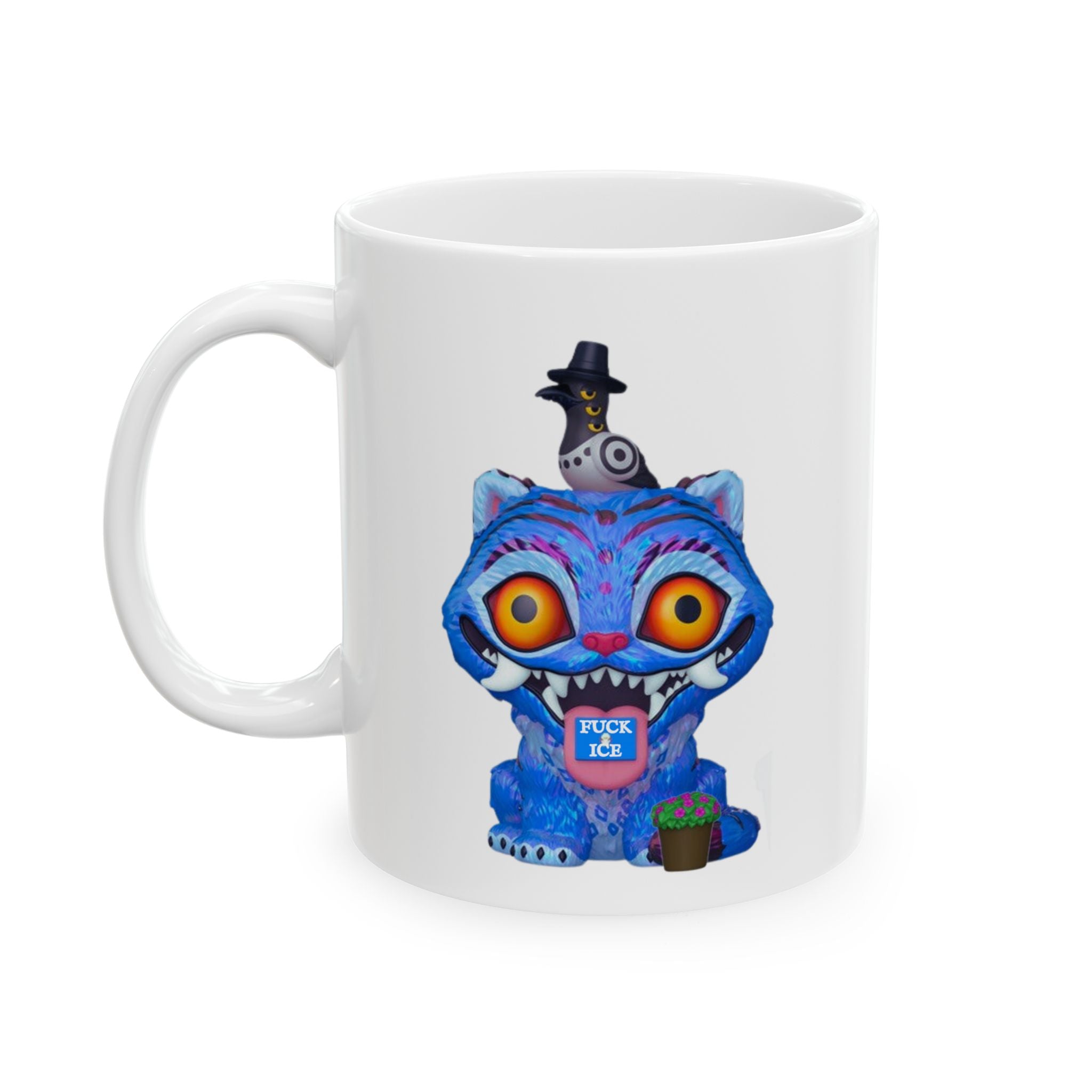 Derpy Tiger F-ck ICE Coffee Mug