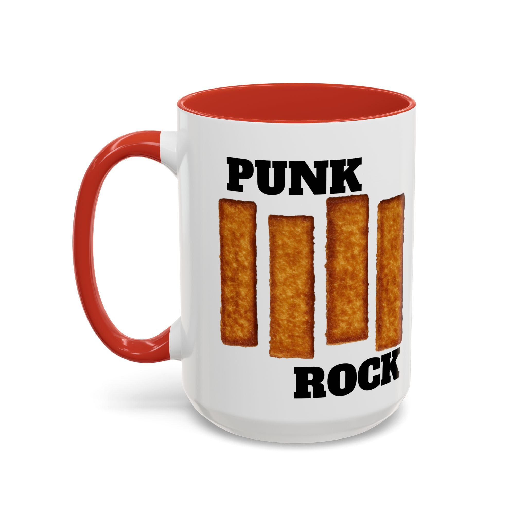 Punk Rock Breakfast Coffee Mug - Perfect for Music Lovers, Unique Gift, Tea or Coffee Lover, Home Decor, Coffee Time
