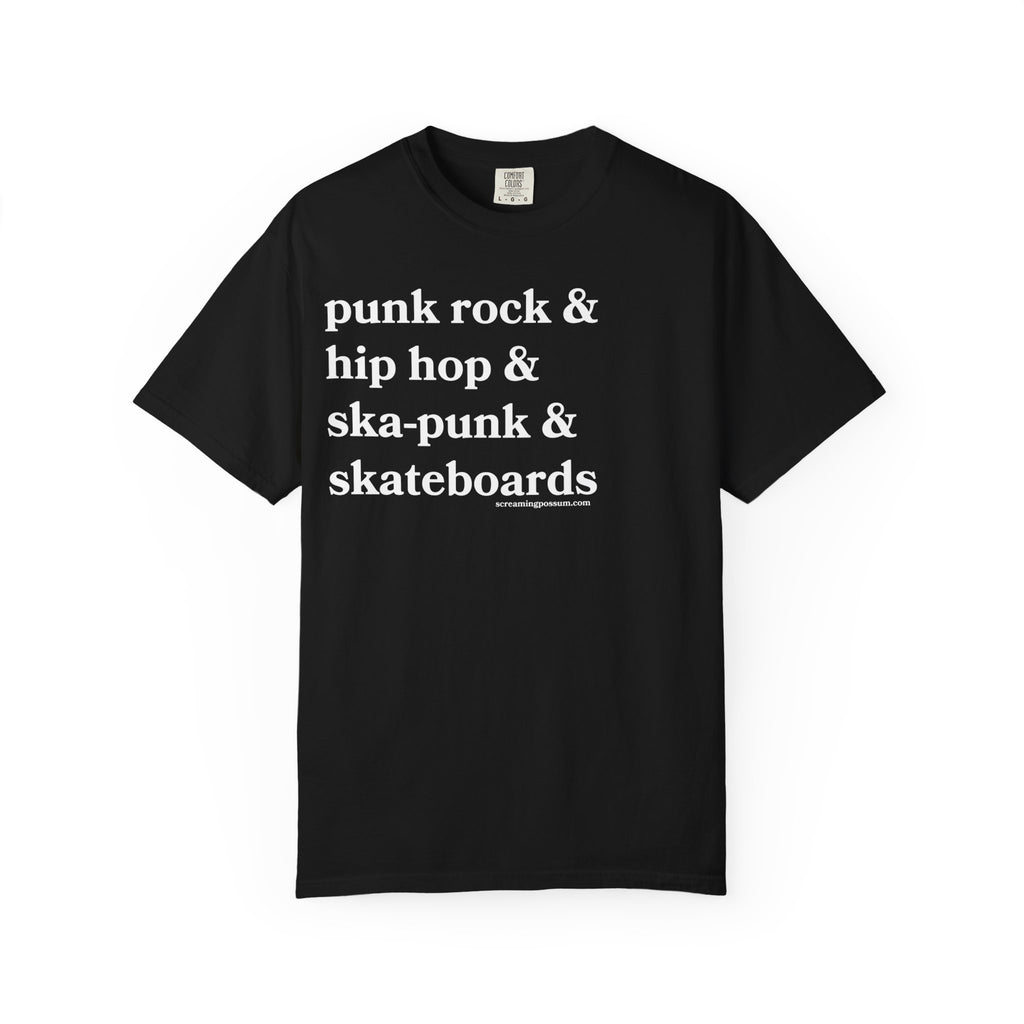 Punk Rock & Hip Hop & Ska-Punk & Skateboards T-Shirt