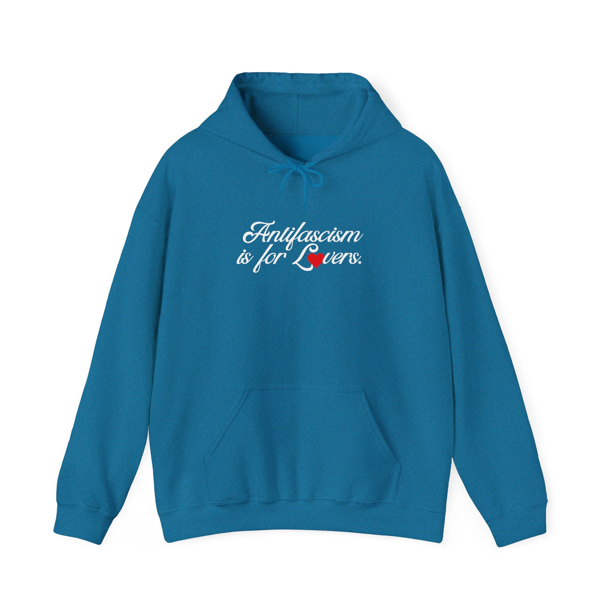 Antifascism is For Lovers Graphic Gildan HoodedSweatshirt