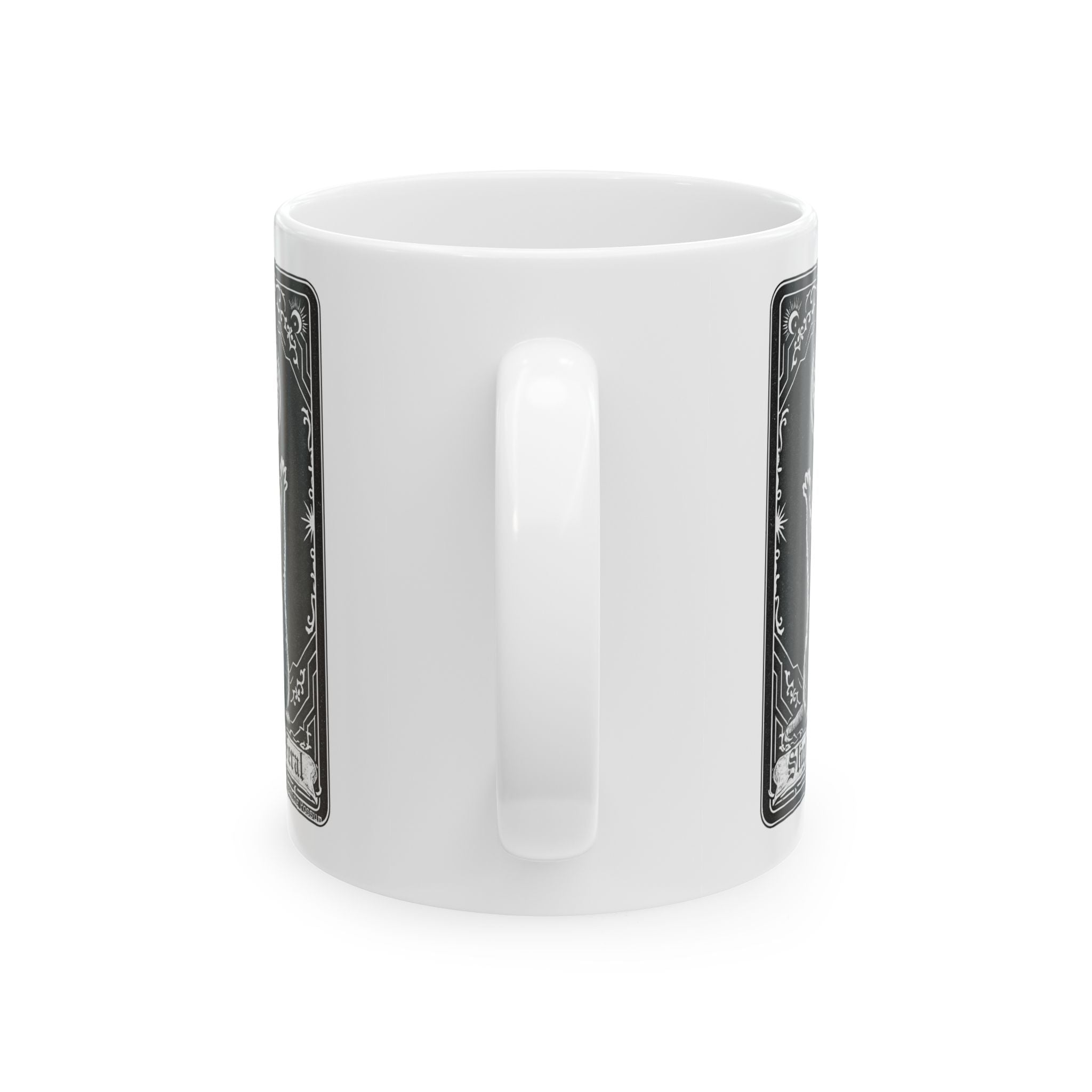 Slightly Feral Tarot Card Ceramic Mug (11oz, 15oz)