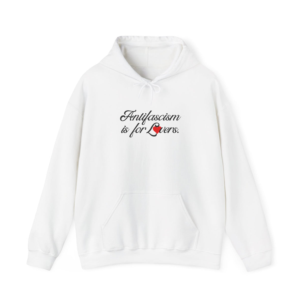 Antifascism is For Lovers Graphic Gildan HoodedSweatshirt