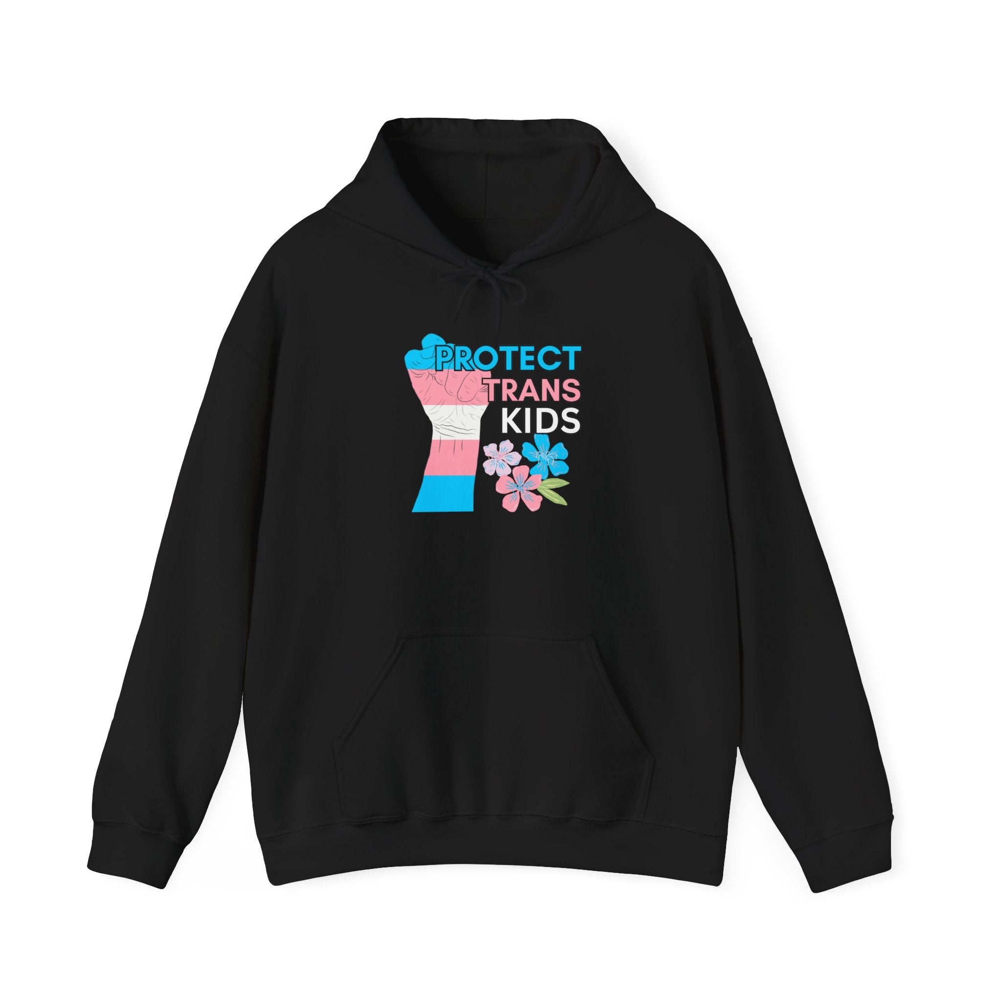 Protect Trans Kids Hoodie on Gildan Hooded Sweatshirt
