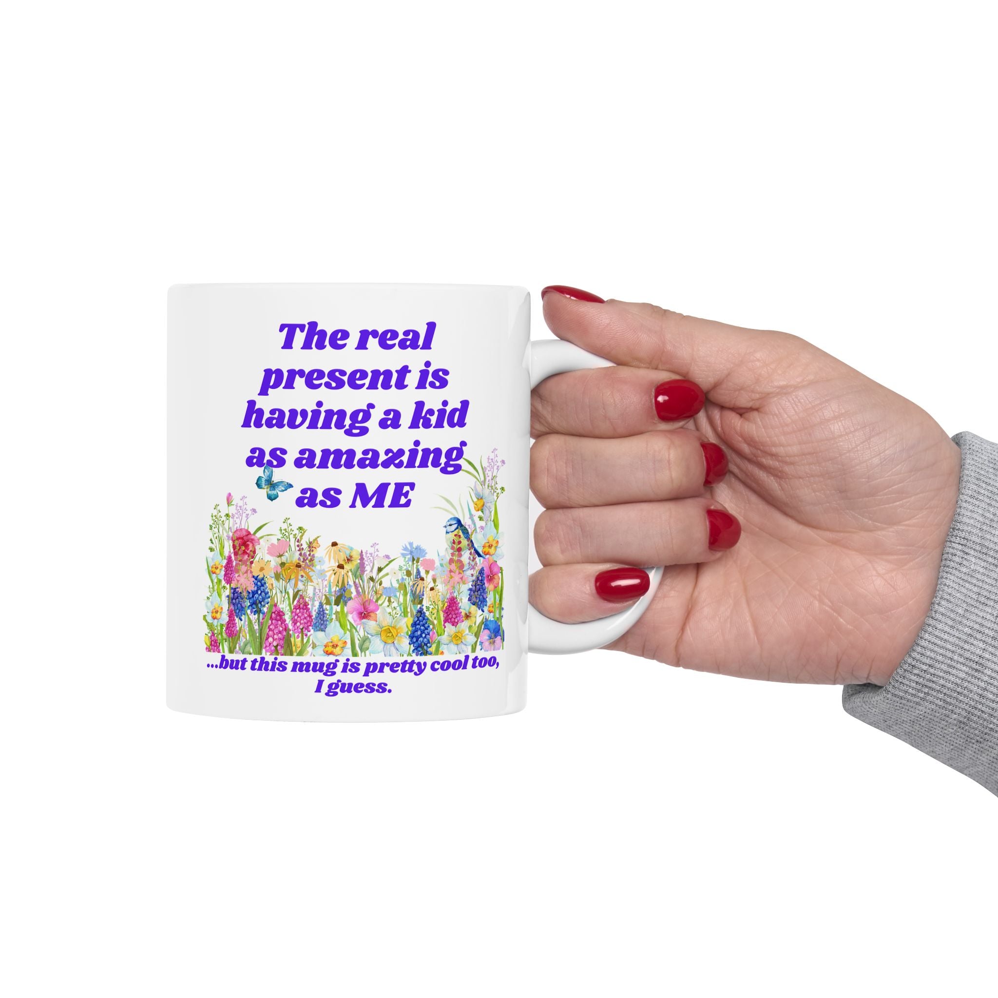 The Real Present Flowers Coffee Cup (11oz/15oz)