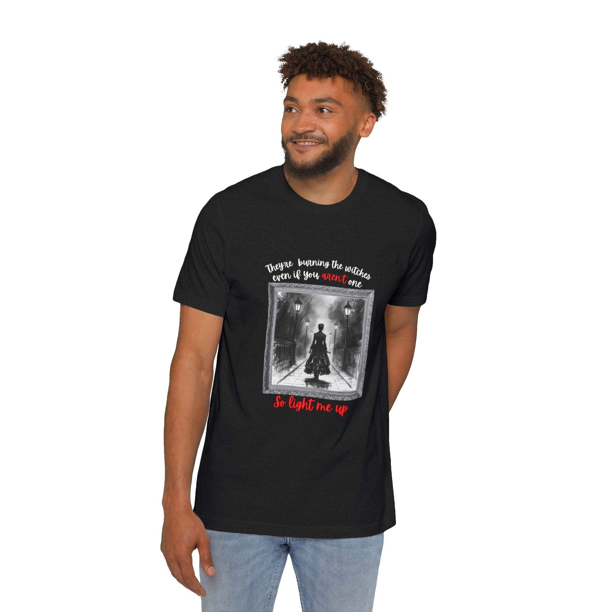 They're Burning the Witches Even If You Aren't One Swiftie Tee on Bella + Canvas Shirt