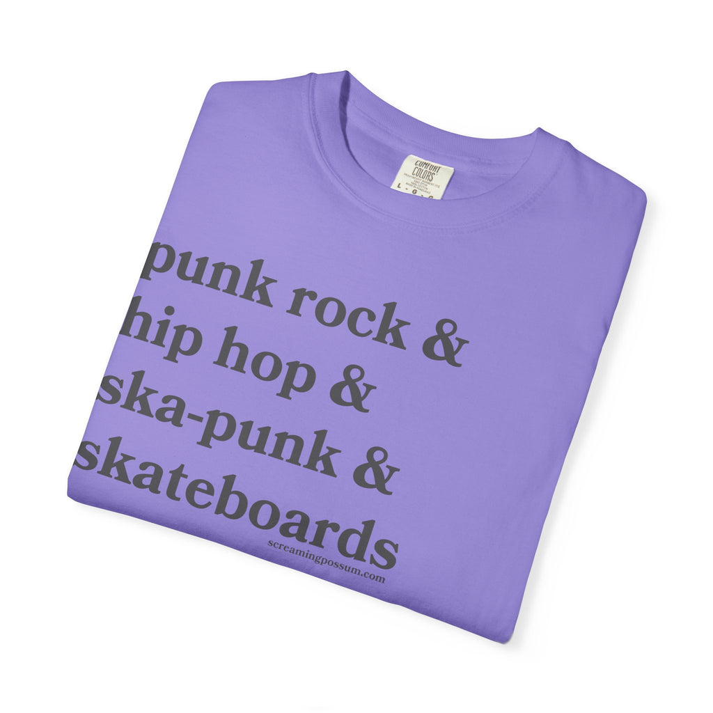 Punk Rock & Hip Hop & Ska-Punk & Skateboards T-Shirt