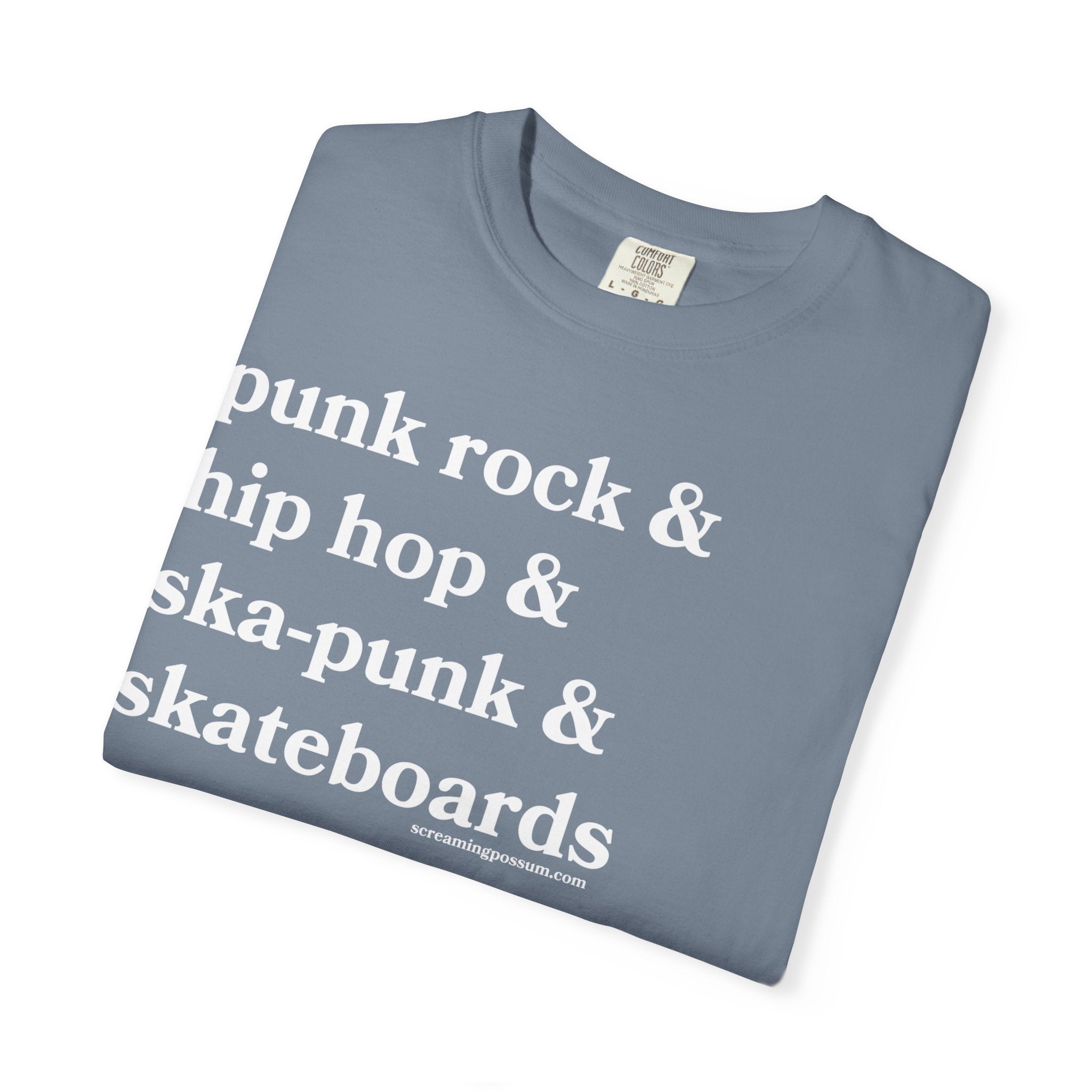 Punk Rock & Hip Hop & Ska-Punk & Skateboards T-Shirt