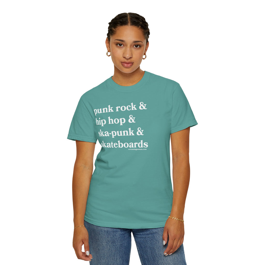 Punk Rock & Hip Hop & Ska-Punk & Skateboards T-Shirt
