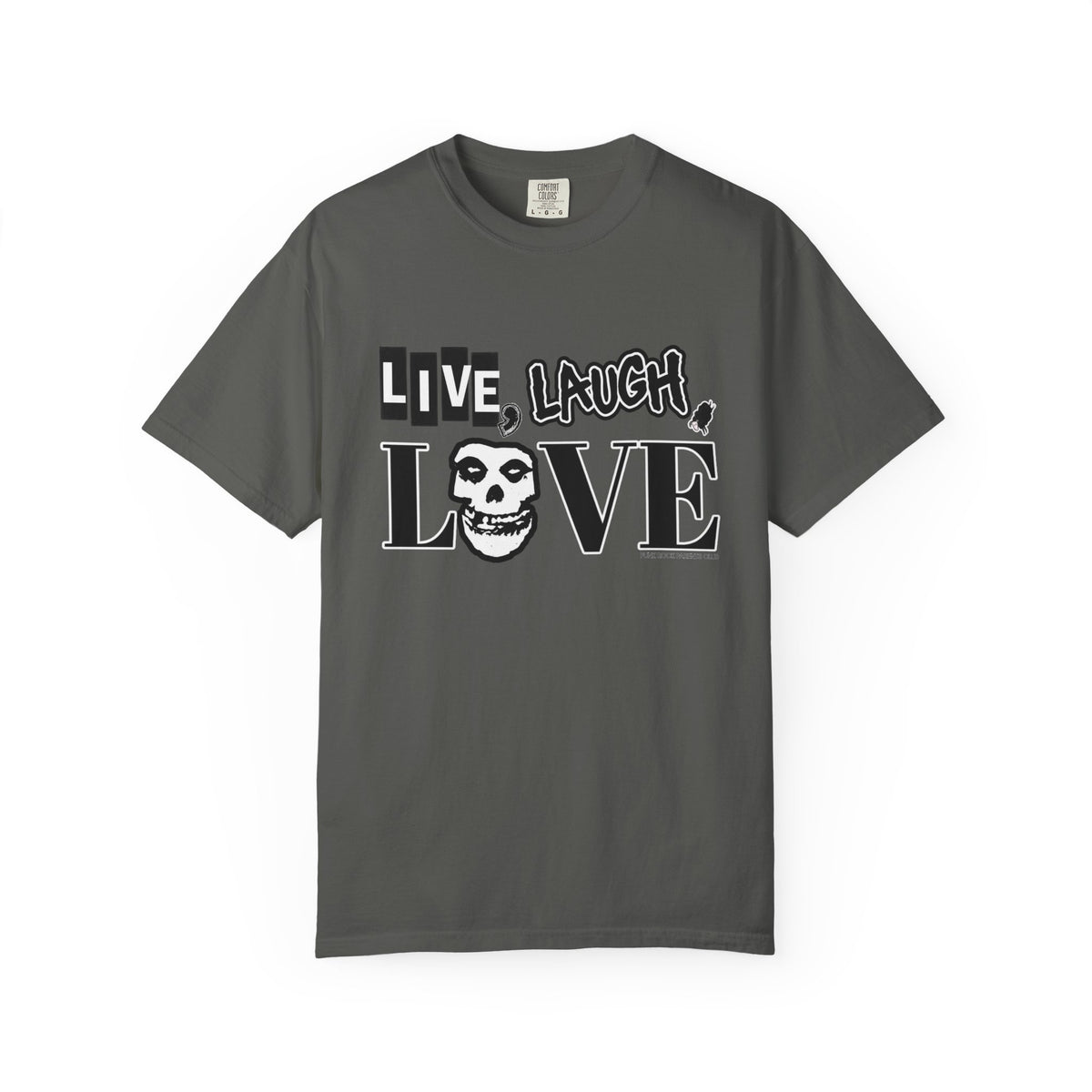 Live, Laugh, Love Punk Rock Parents Club Comfort Colors T-Shirt