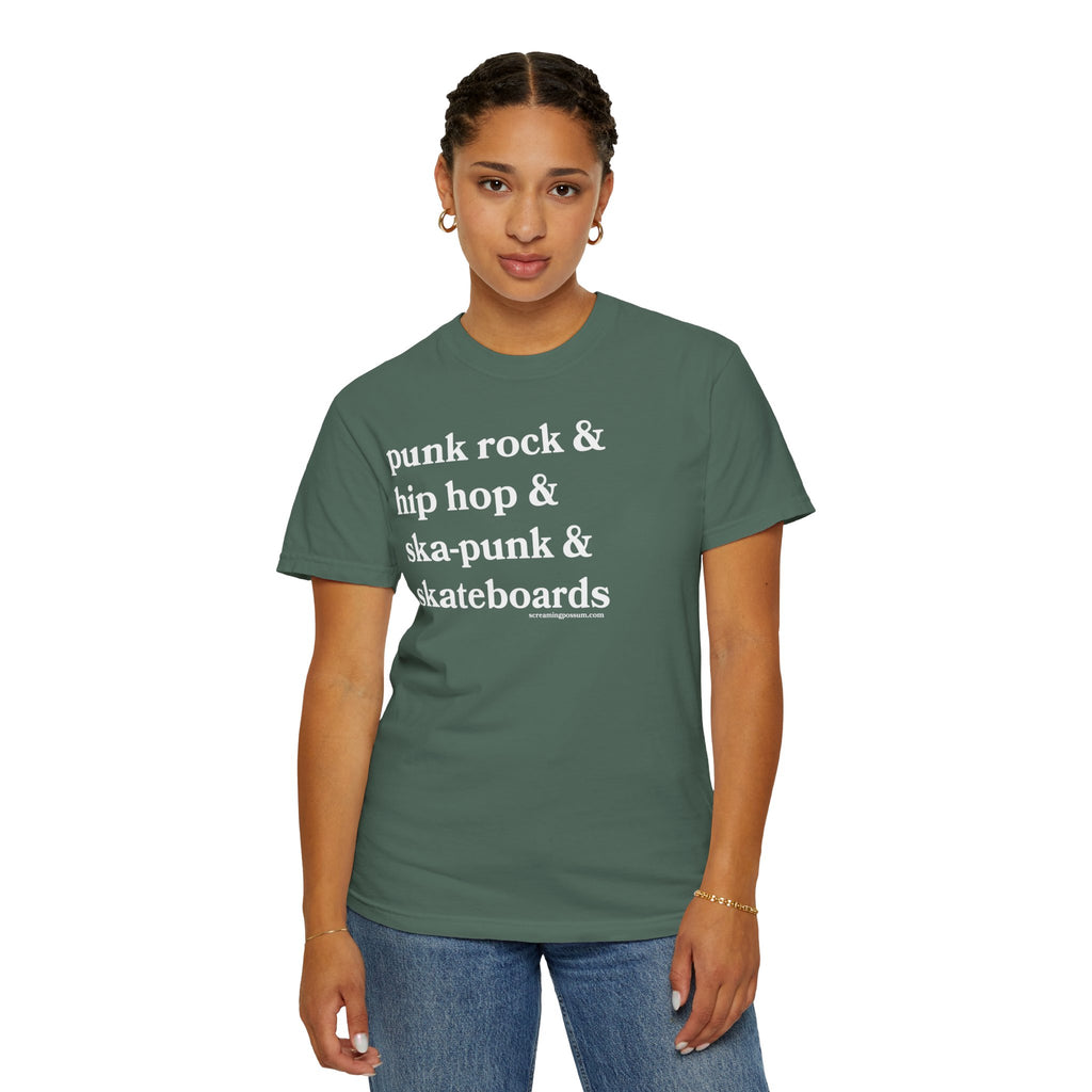 Punk Rock & Hip Hop & Ska-Punk & Skateboards T-Shirt