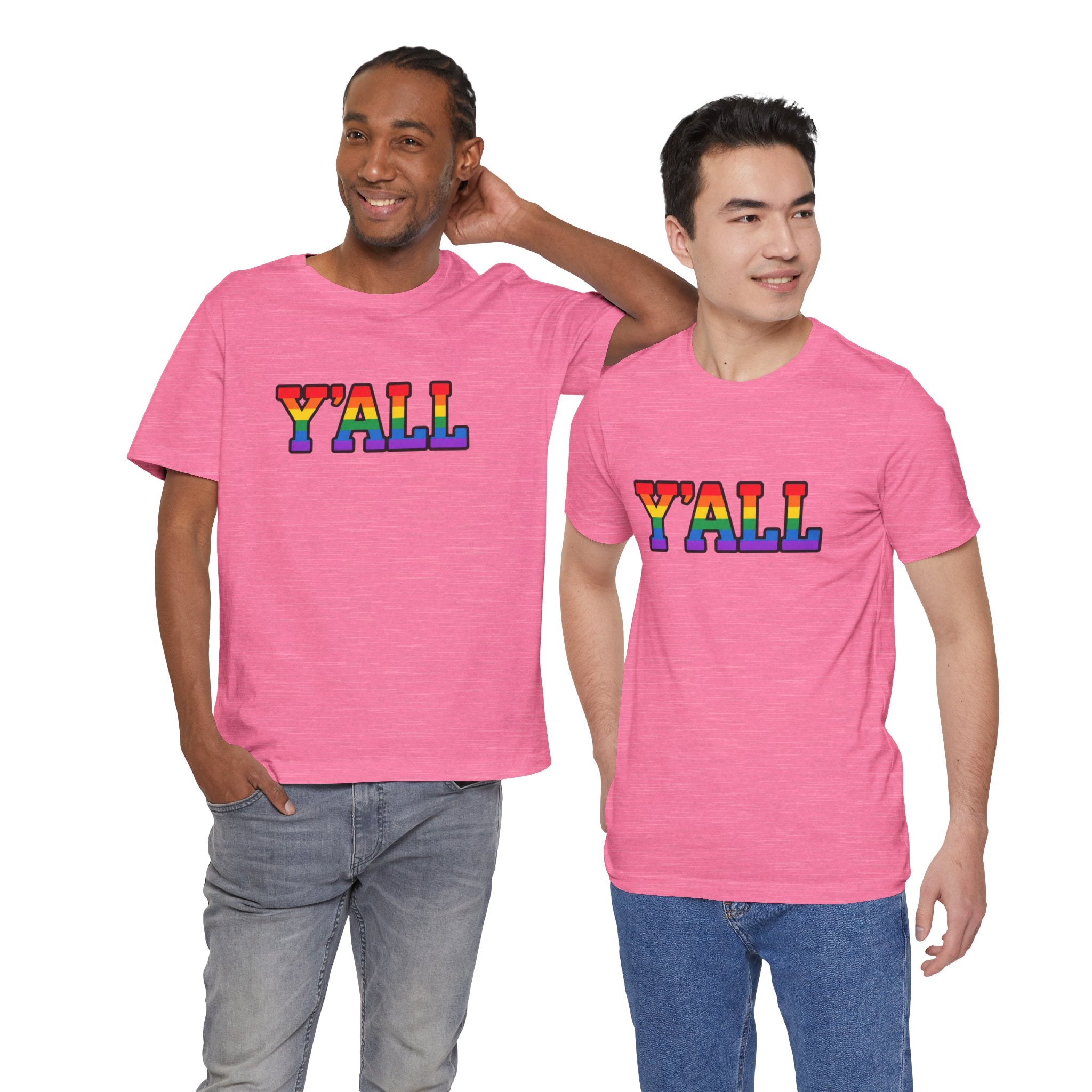 Y'ALL Rainbow Pride Bella + Canvas T-Shirt