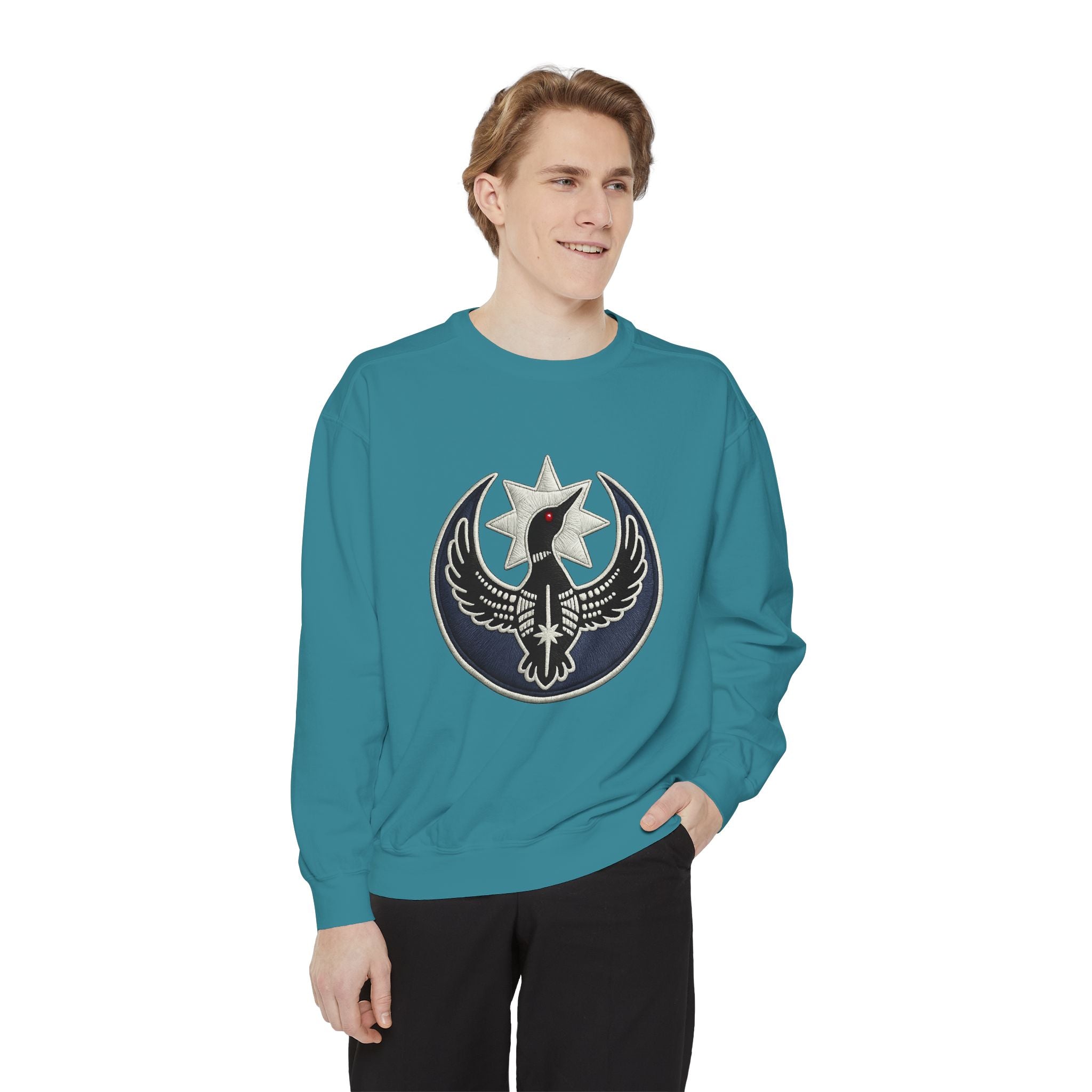 Minnesota Rebel Loon Anti-ICE Comfort Colors Crewneck Sweatshirt