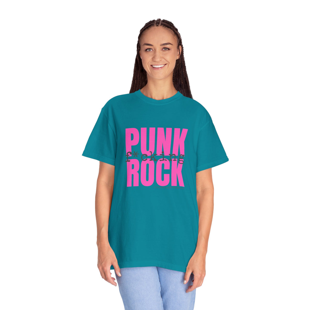 Punk Fucking Rock Comfort Colors Graphic T-Shirt