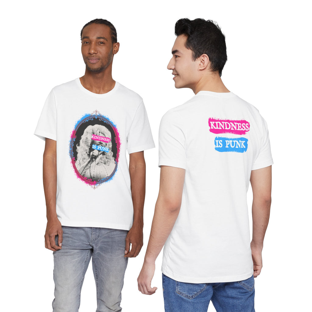 Kindness Is Punk Dolly Bella + Canvas T-Shirt - Vintage Punk Graphic Tee