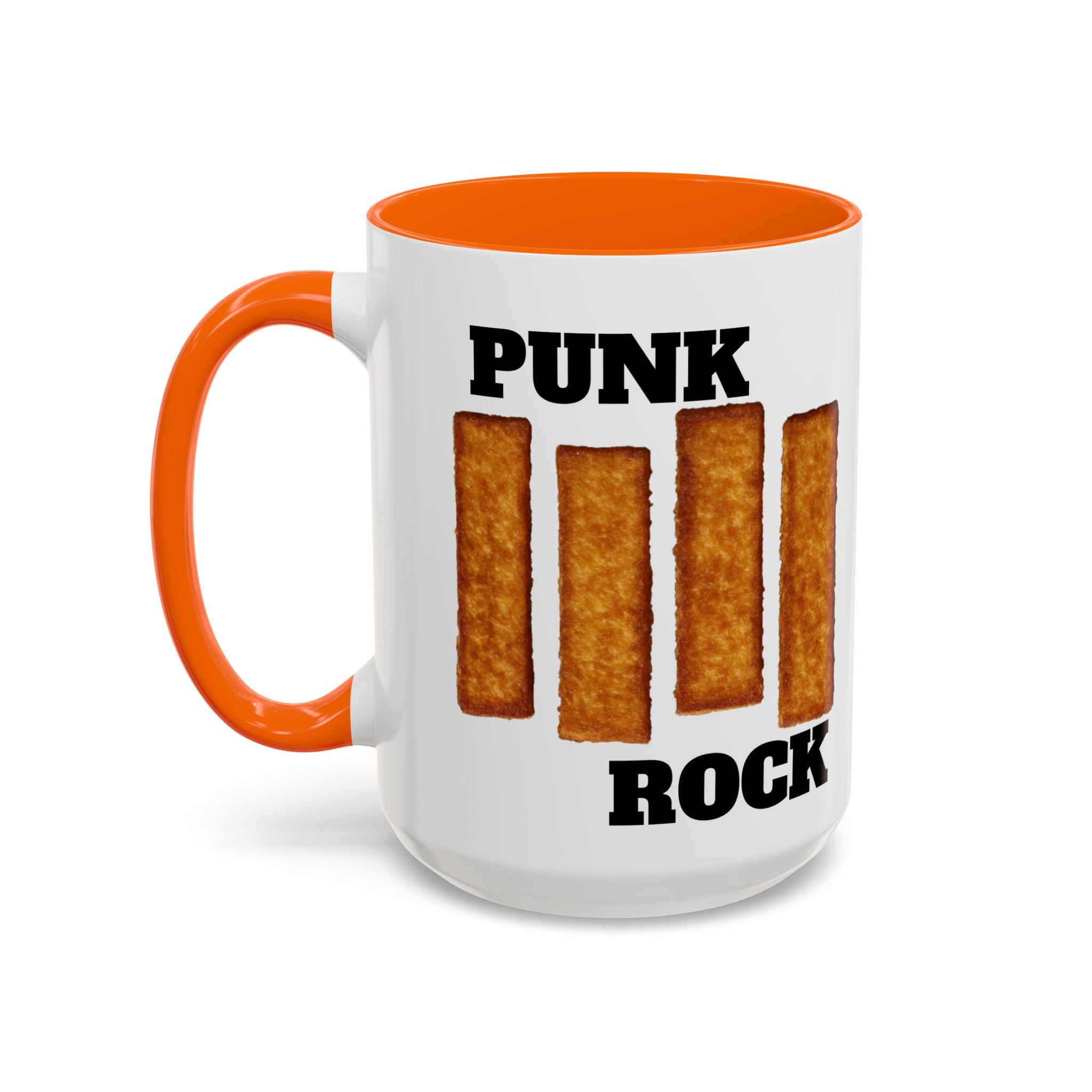 Punk Rock Breakfast Coffee Mug - Perfect for Music Lovers, Unique Gift, Tea or Coffee Lover, Home Decor, Coffee Time