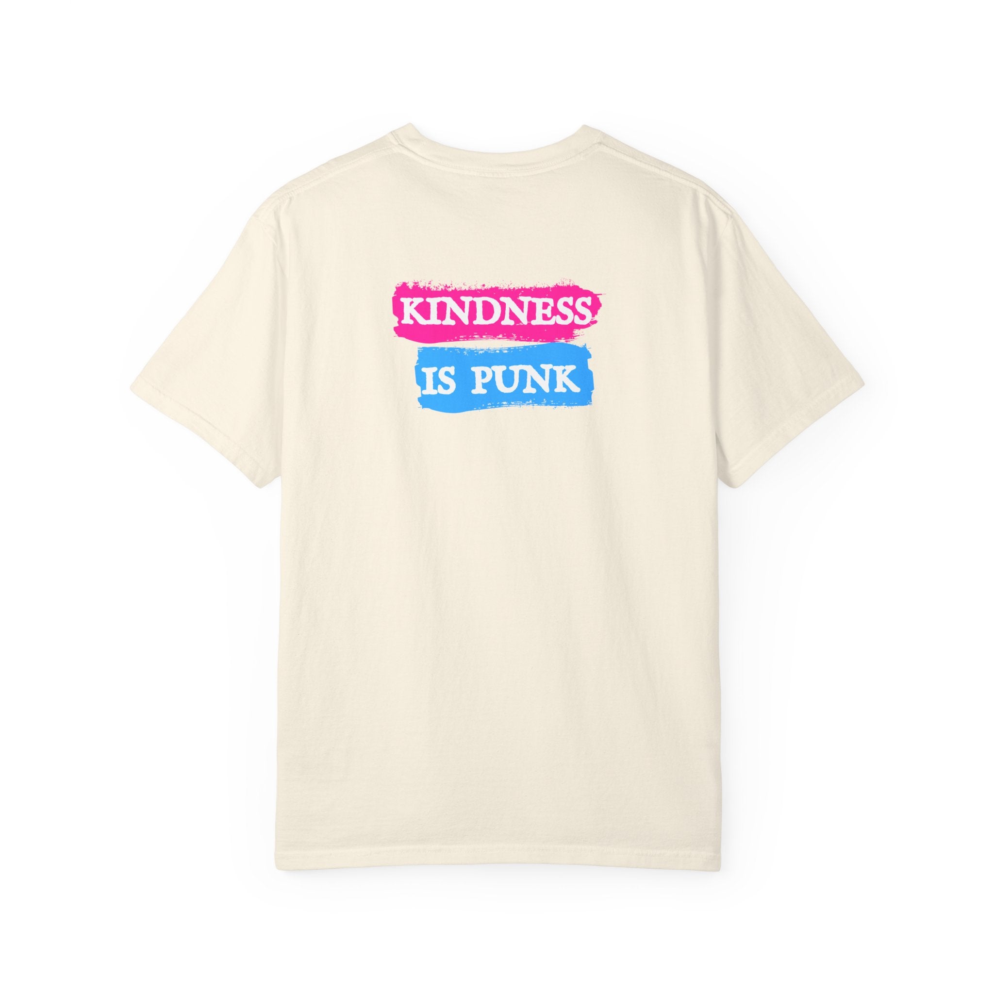 Kindness Is Punk Dolly Comfort Colors T-ShirtT-Shirt — Retro Punk Graphic Tee