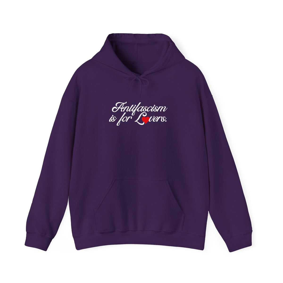 Antifascism is For Lovers Graphic Gildan HoodedSweatshirt