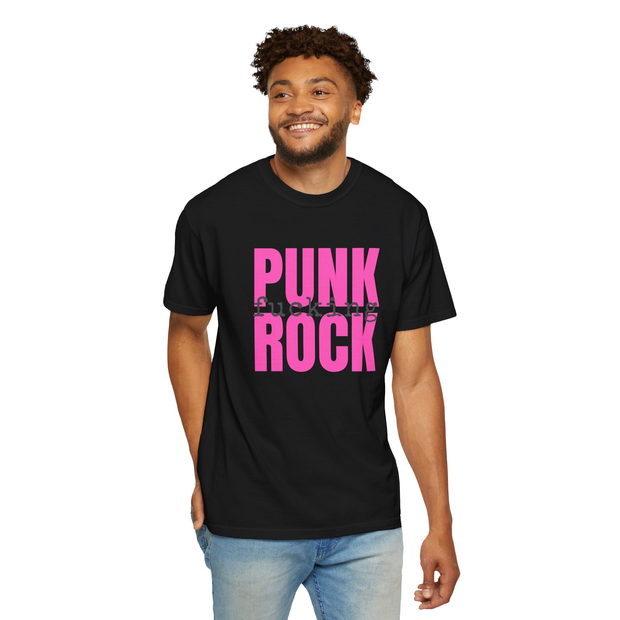 Punk Fucking Rock Comfort Colors Graphic T-Shirt