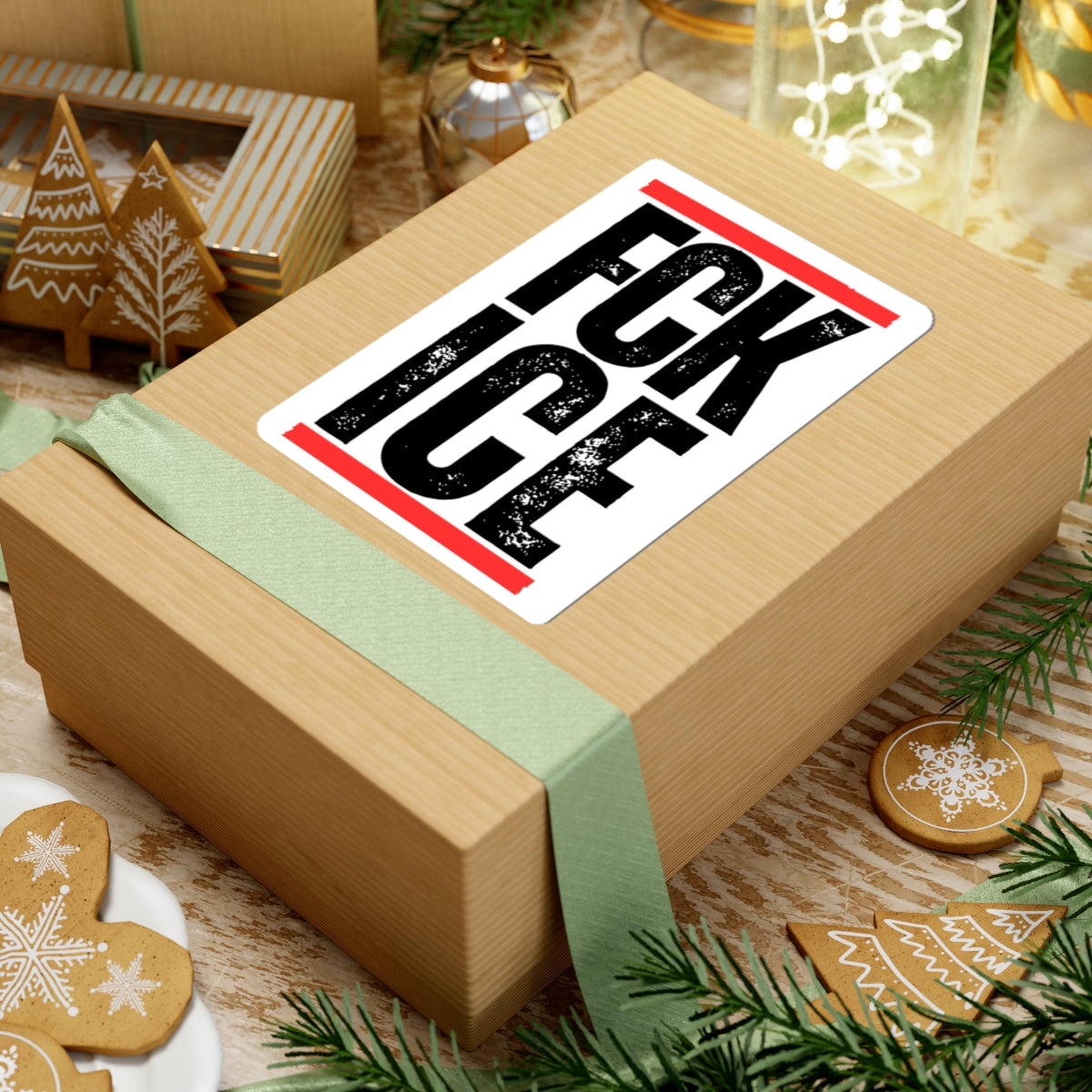 FCK ICE Vinyl Sticker