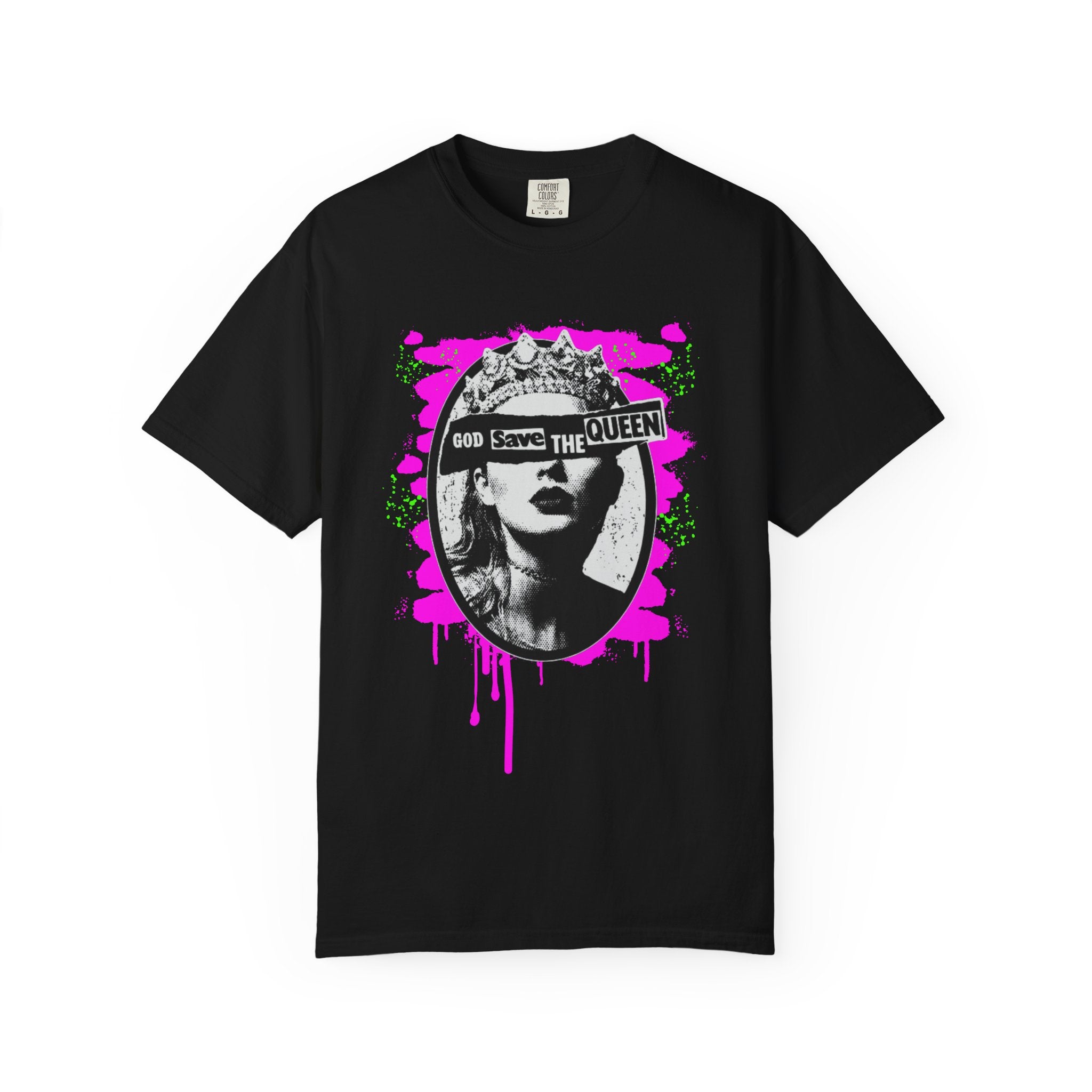 God Save the Queen Classic Punk x Swifty Mashup Comfort Colors T-shirt
