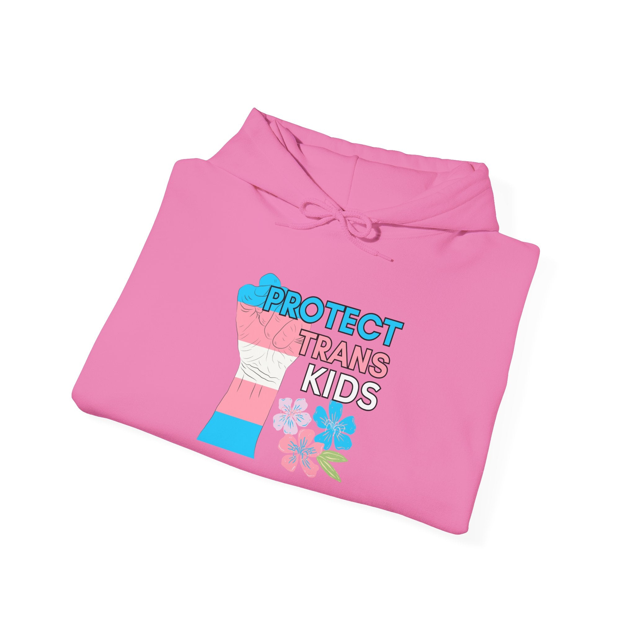 Protect Trans Kids Hoodie on Gildan Hooded Sweatshirt