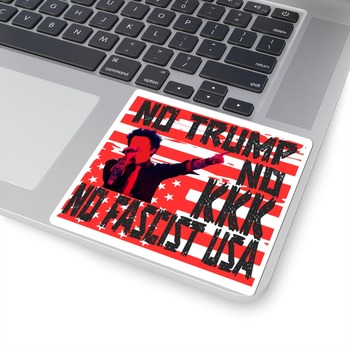 No Trump No KKK No Fascist USA Sticker