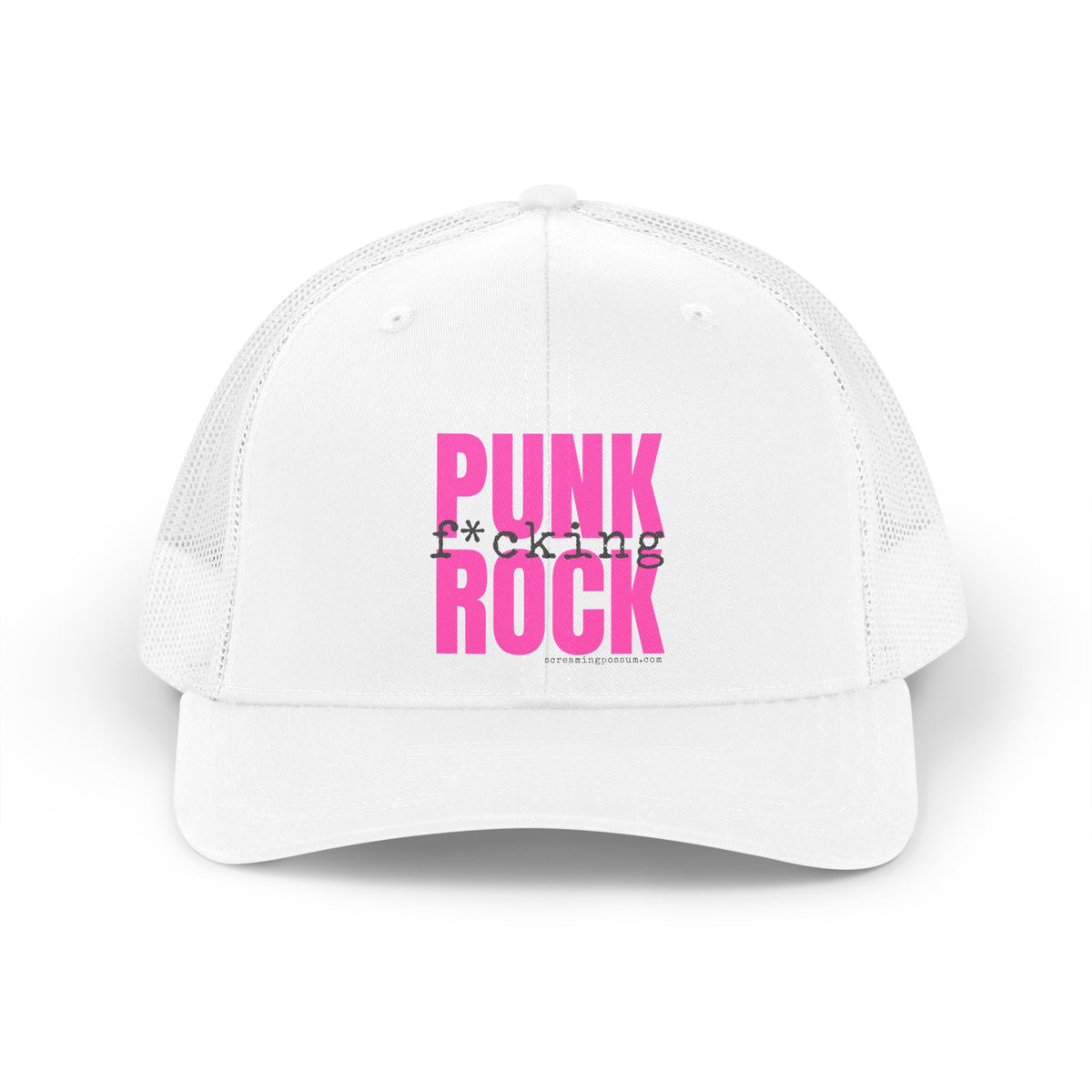 Punk Fucking Rock Trucker Hat