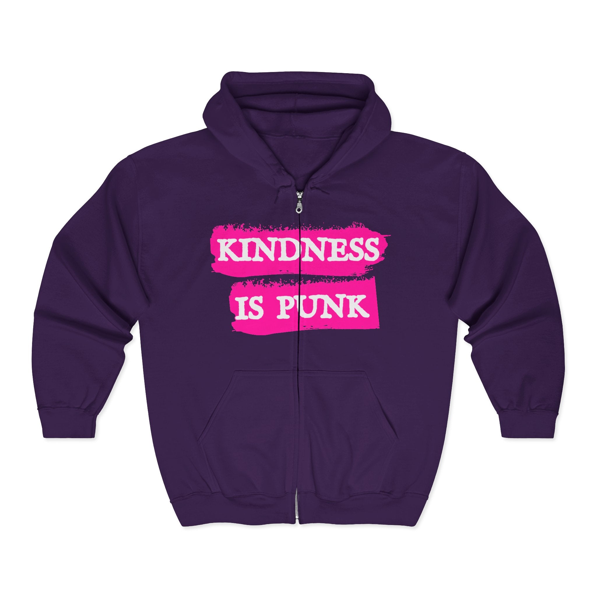 Mr. Roger's "Kindness is Punk" Full Zip Hoodie